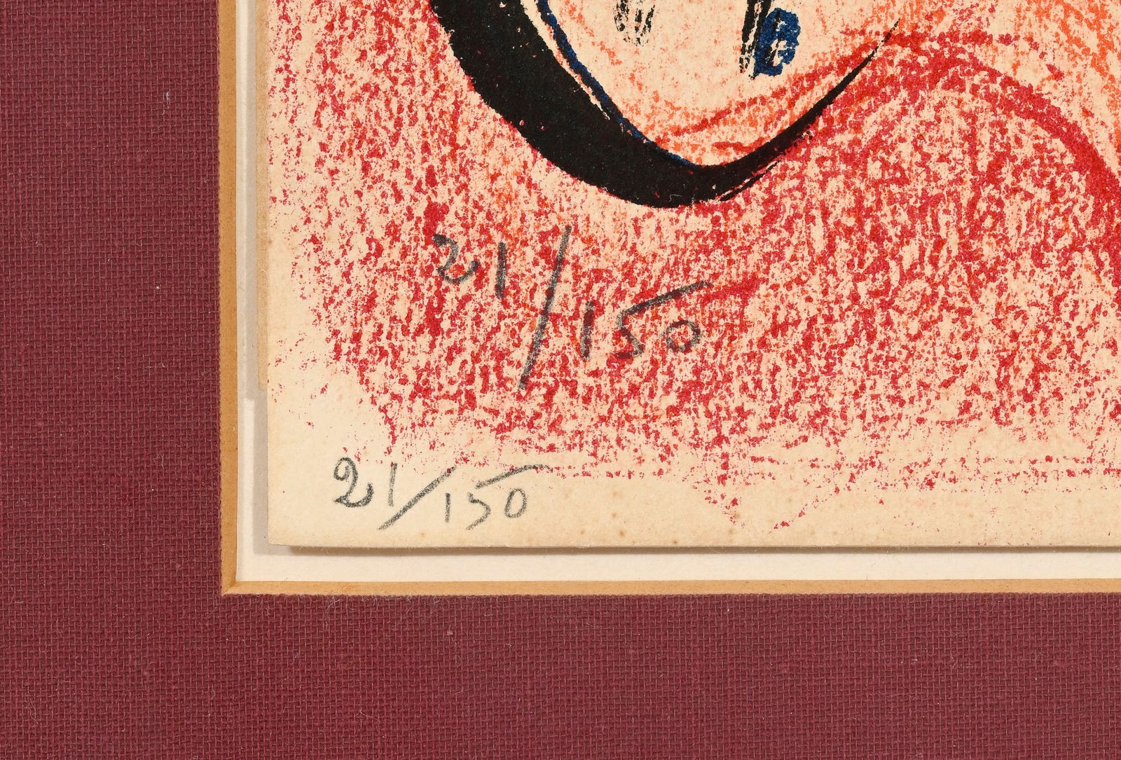 Marc Chagall (1887-1985), "Ecuyère au bouquet", 1963, lithographie en couleurs, signée et  - 4