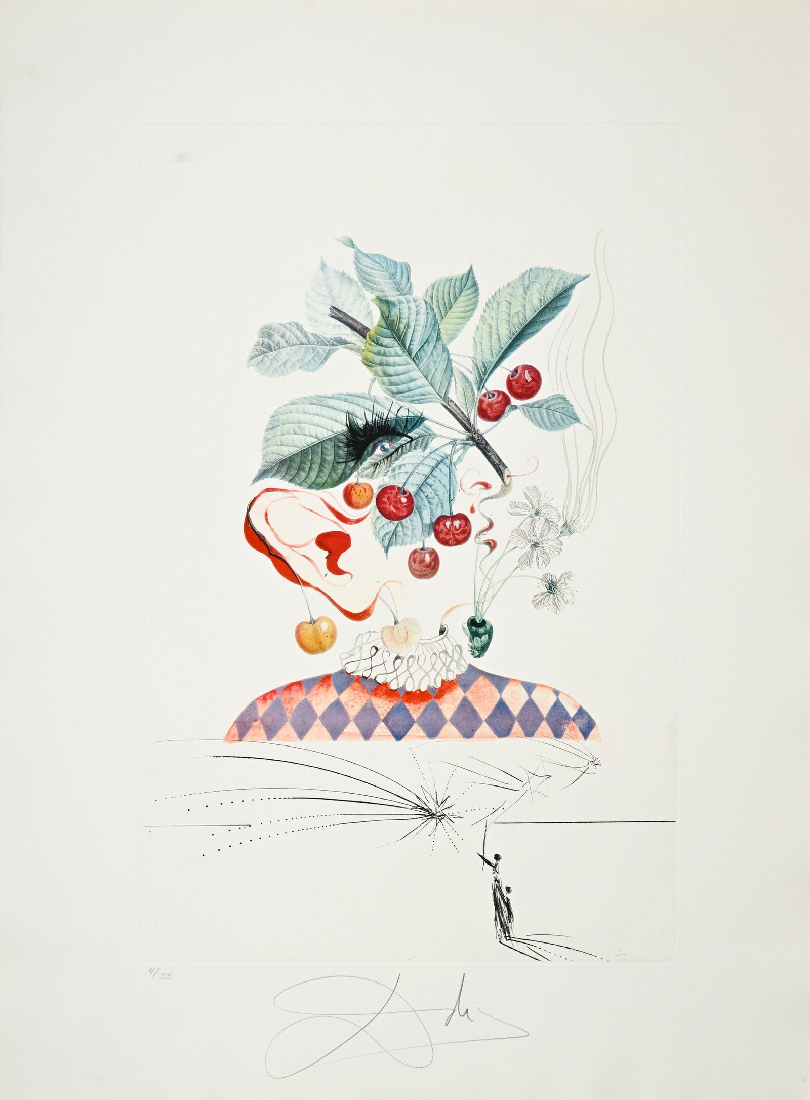 Salvador Dali (1904-1989), "FlorDali - Les Fruits", 1969, 10 pointes-sèches et lithographies en - 8