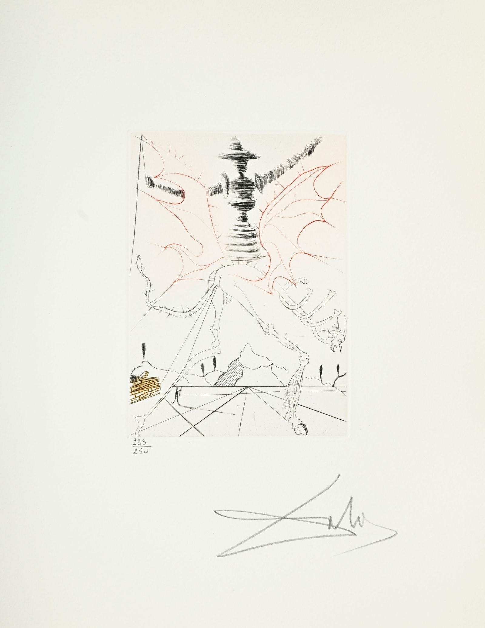 Salvador Dali (1904-1989), "Much Ado About Shakespeare II", 1970, série de 16 pointes sèch - 12