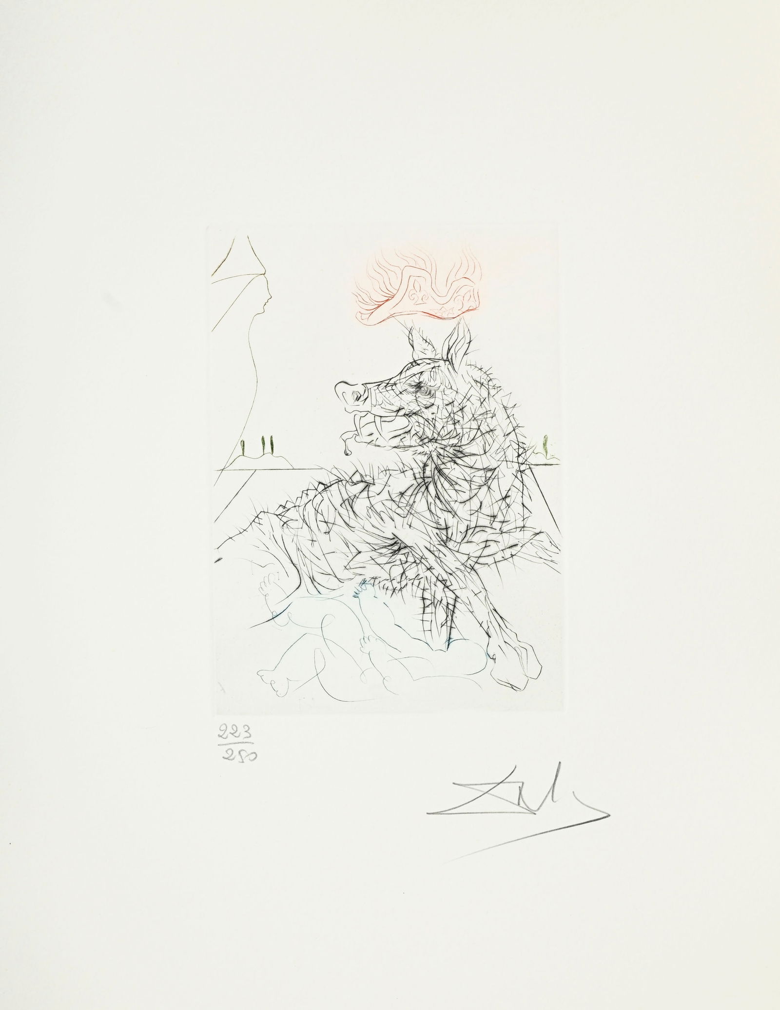 Salvador Dali (1904-1989), "Much Ado About Shakespeare II", 1970, série de 16 pointes sèch - 7