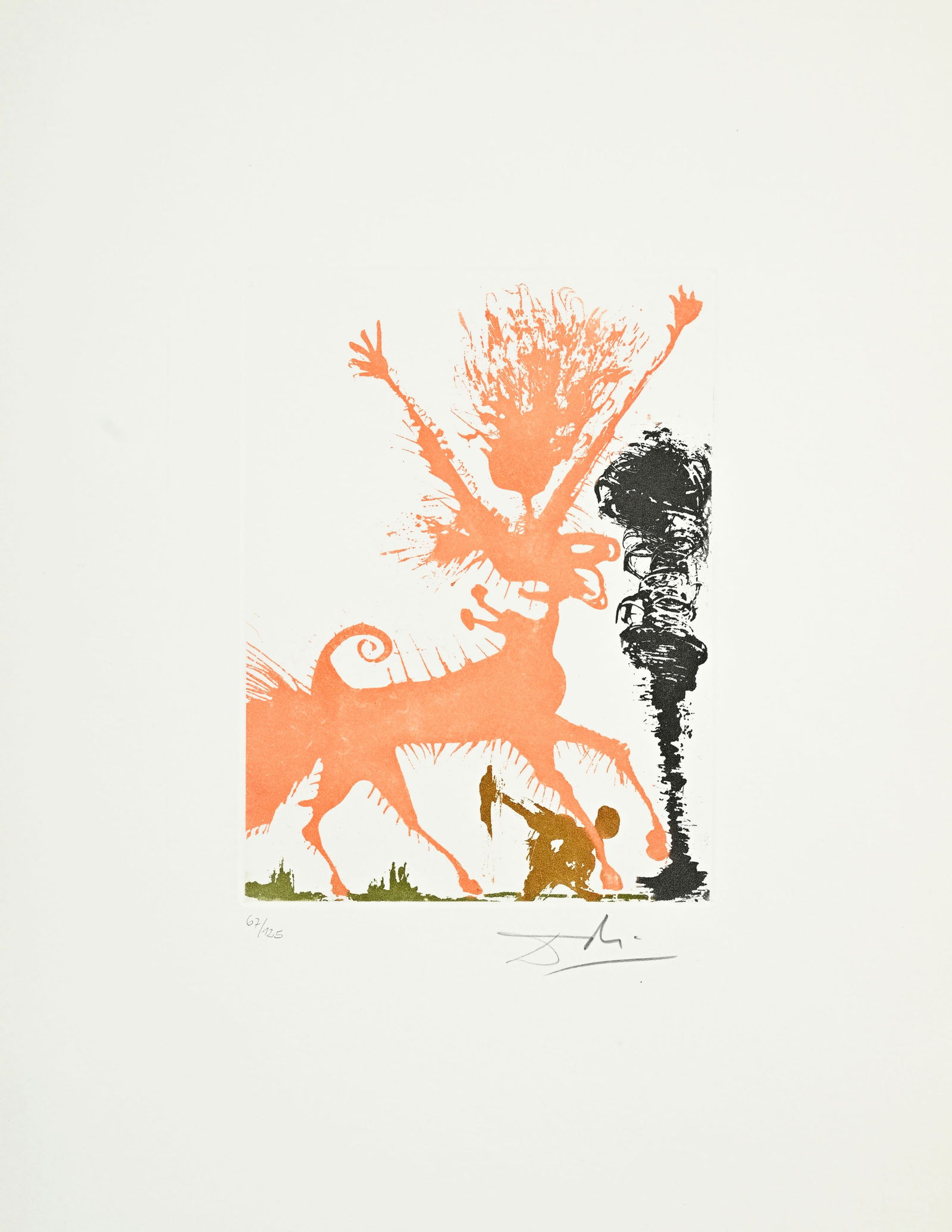 Salvador Dali (1904-1989), Les huit péchés capitaux, 1966-67, portfolio de 8 lithographies - 8