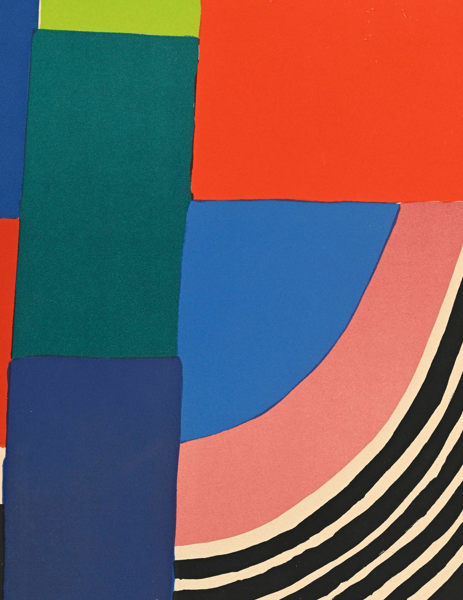 Sonia Delaunay (1885-1979), "La grande idole", ca. 1969-1970, lithographie en couleurs, signée  - 3