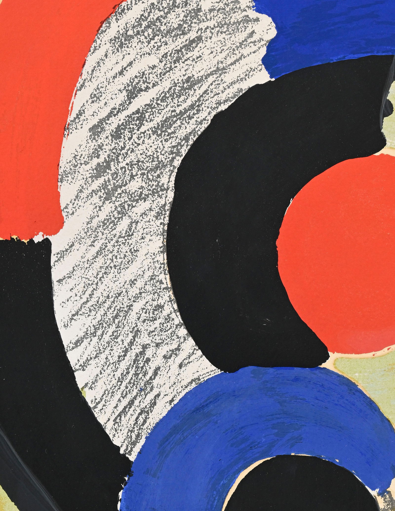 Sonia Delaunay (1885-1979), Composition, lithographie en couleurs, signée dans la plaque et num - 3