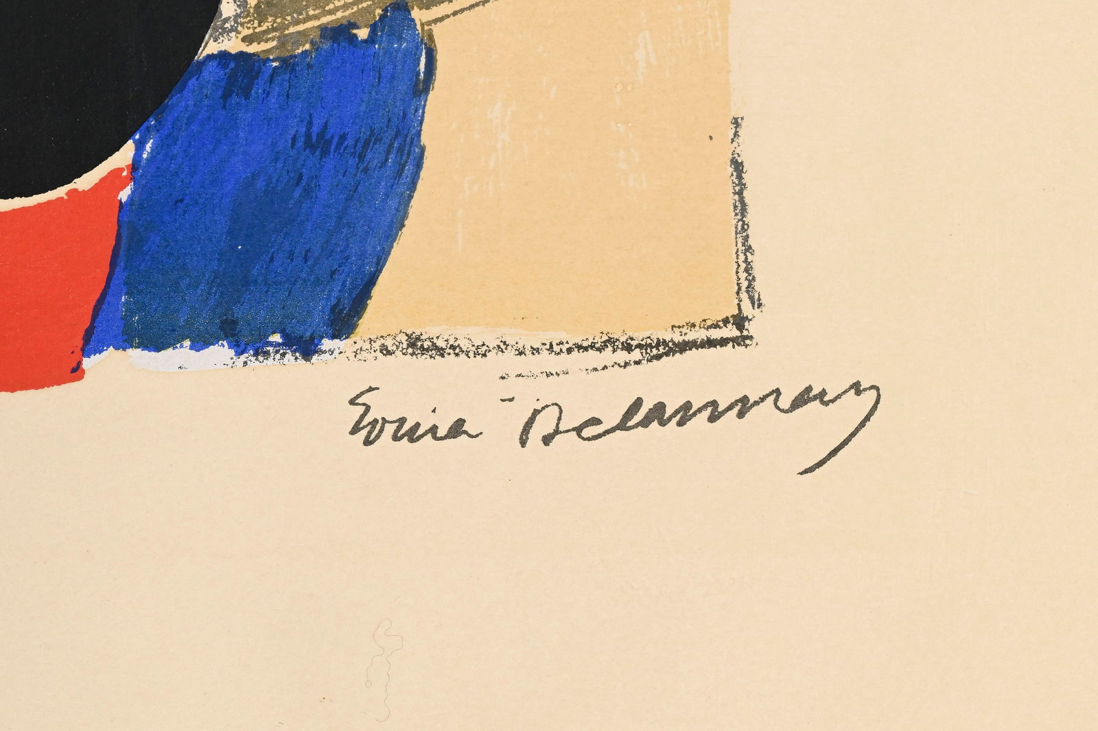 Sonia Delaunay (1885-1979), Composition, lithographie en couleurs, signée dans la plaque et num - 5