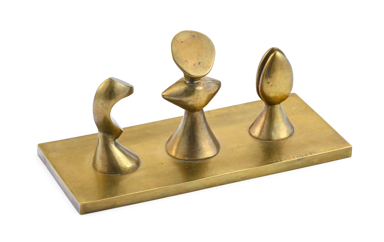 Max Ernst (1891-1976), "La reine, le fou, le cheval", 1952, sculpture en bronze, signée et num& (1 of 5)