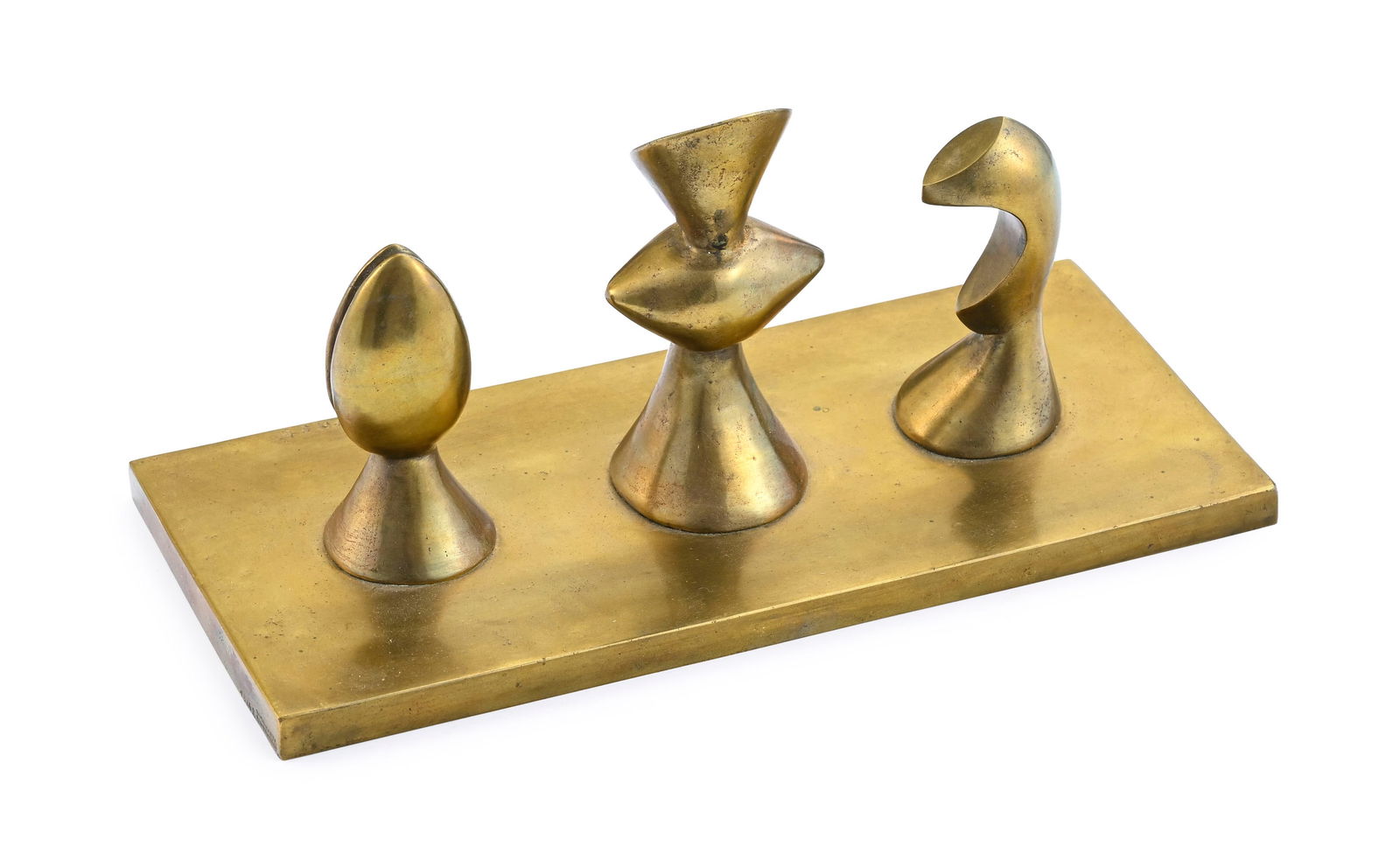 Max Ernst (1891-1976), "La reine, le fou, le cheval", 1952, sculpture en bronze, signée et num& - 3