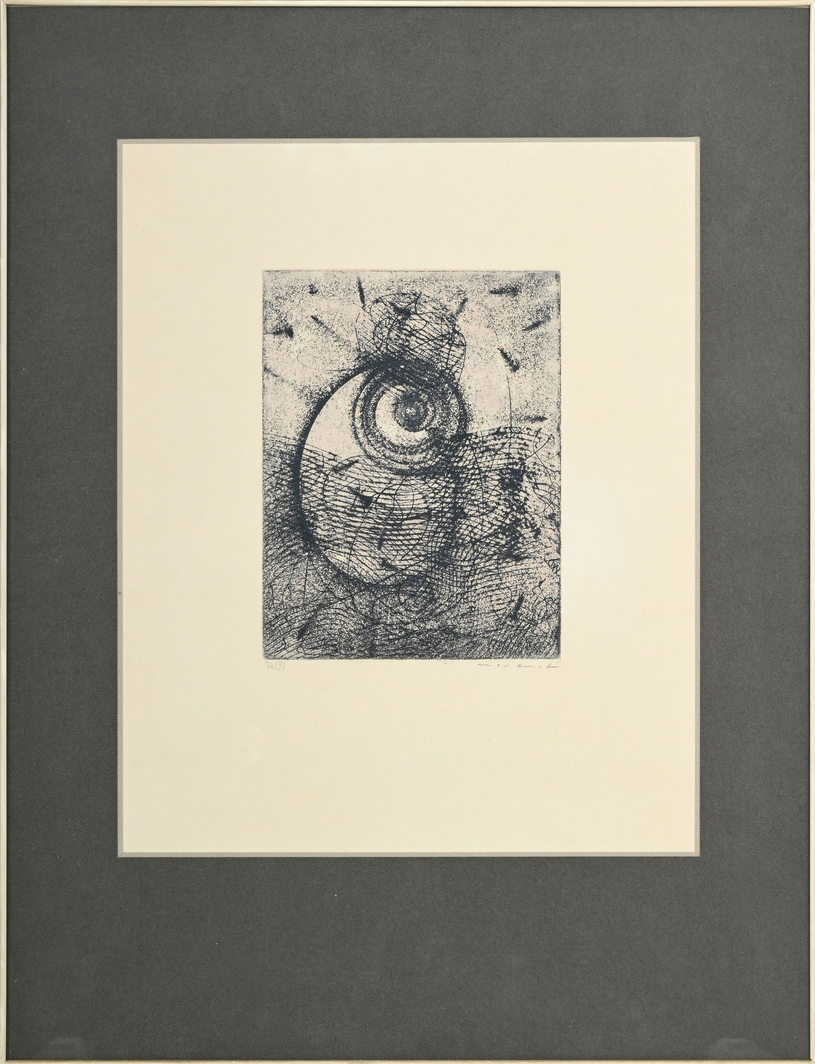 Max Ernst (1891-1976), "Hommage à Rimbaud", 1961, aquatinte, signée et numéroté - 2