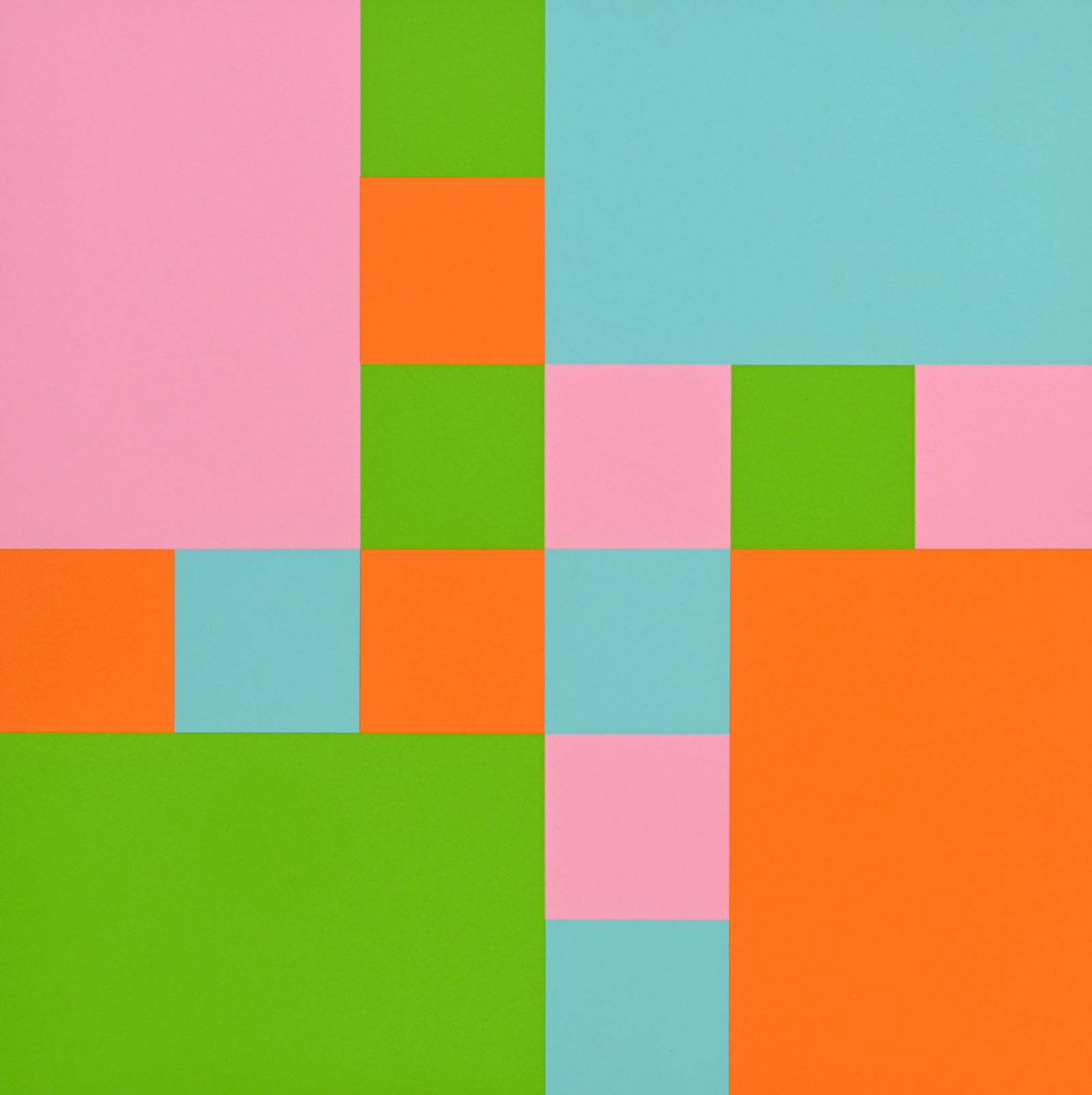 Richard Paul Lohse (1902-1988), Composition, sérigraphie, signée et numérotée 8/: Richard Paul Lohse (1902-1988), Composition, sérigraphie, signée et numérotée 8/100 au crayon, 44,5x44,5 cm (feuille) 