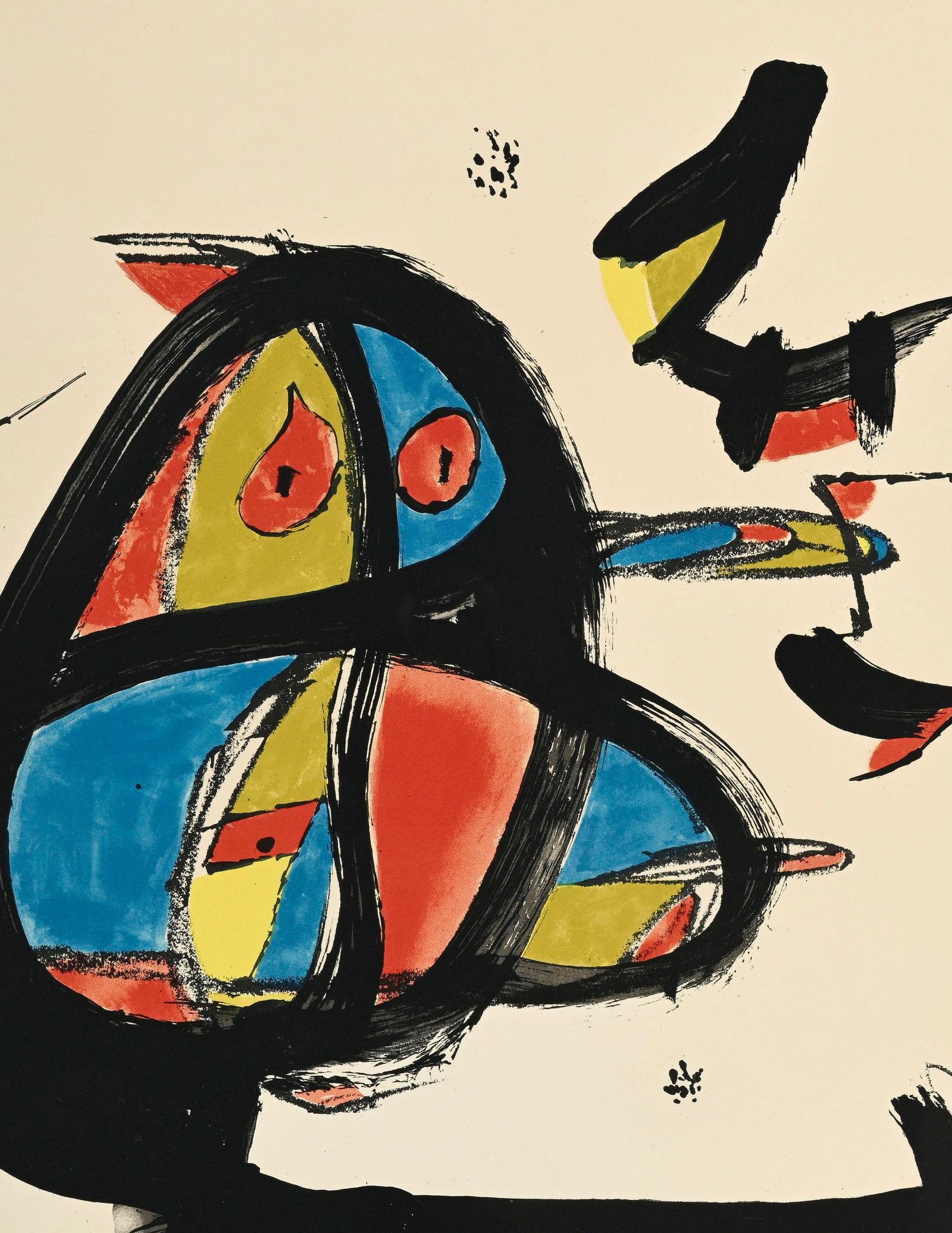 Joan Miro (1893-1983), "Cap I Cua", 1979, lithographie en couleurs, signée et numéroté - 3