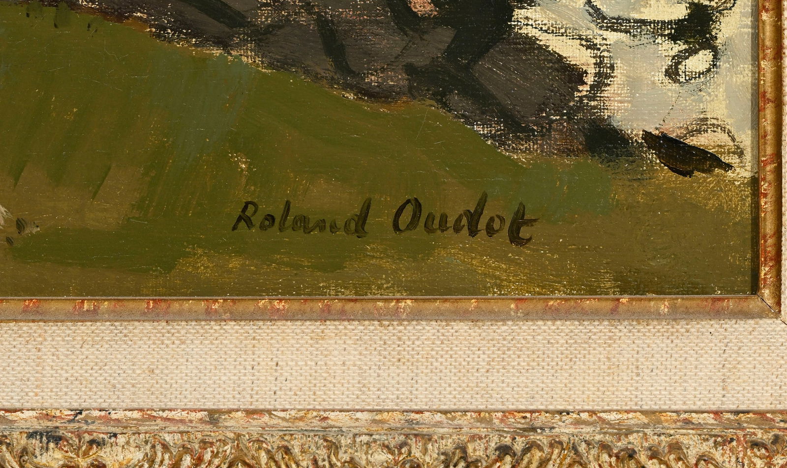 Roland Oudot (1897-1981), "Environs de Tréguier", huile sur toile, signée, 60,5x73,5 cm  - 4