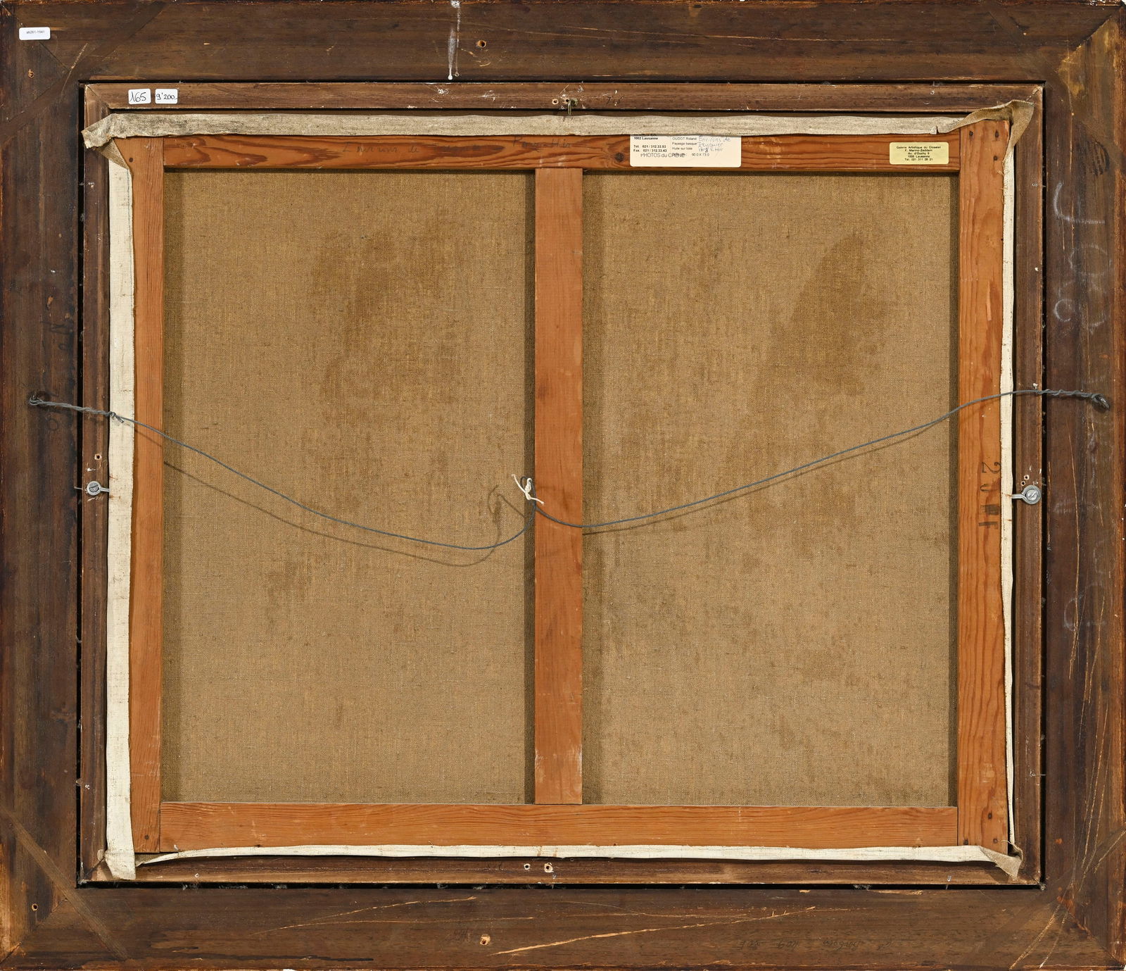 Roland Oudot (1897-1981), "Environs de Tréguier", huile sur toile, signée, 60,5x73,5 cm  - 5