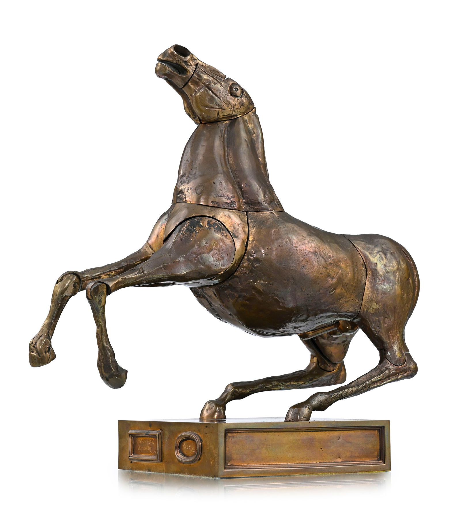 Miguel Berrocal (1933-2006) & Bruno Cassinari (XX), Cheval, sculpture en bronze modulable avec son m - 2