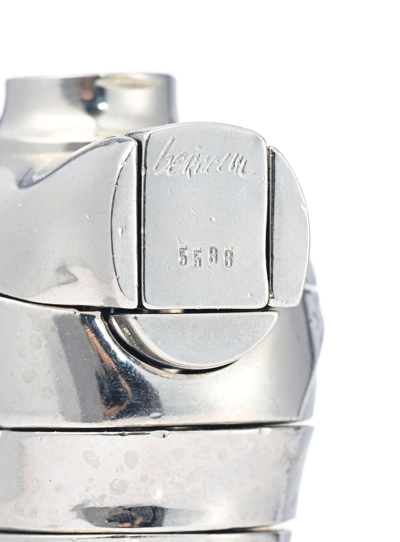 Miguel Berrocal (1933-2006), "Mini David", sculpture démontable en alliage nickelé, sign&# - 3