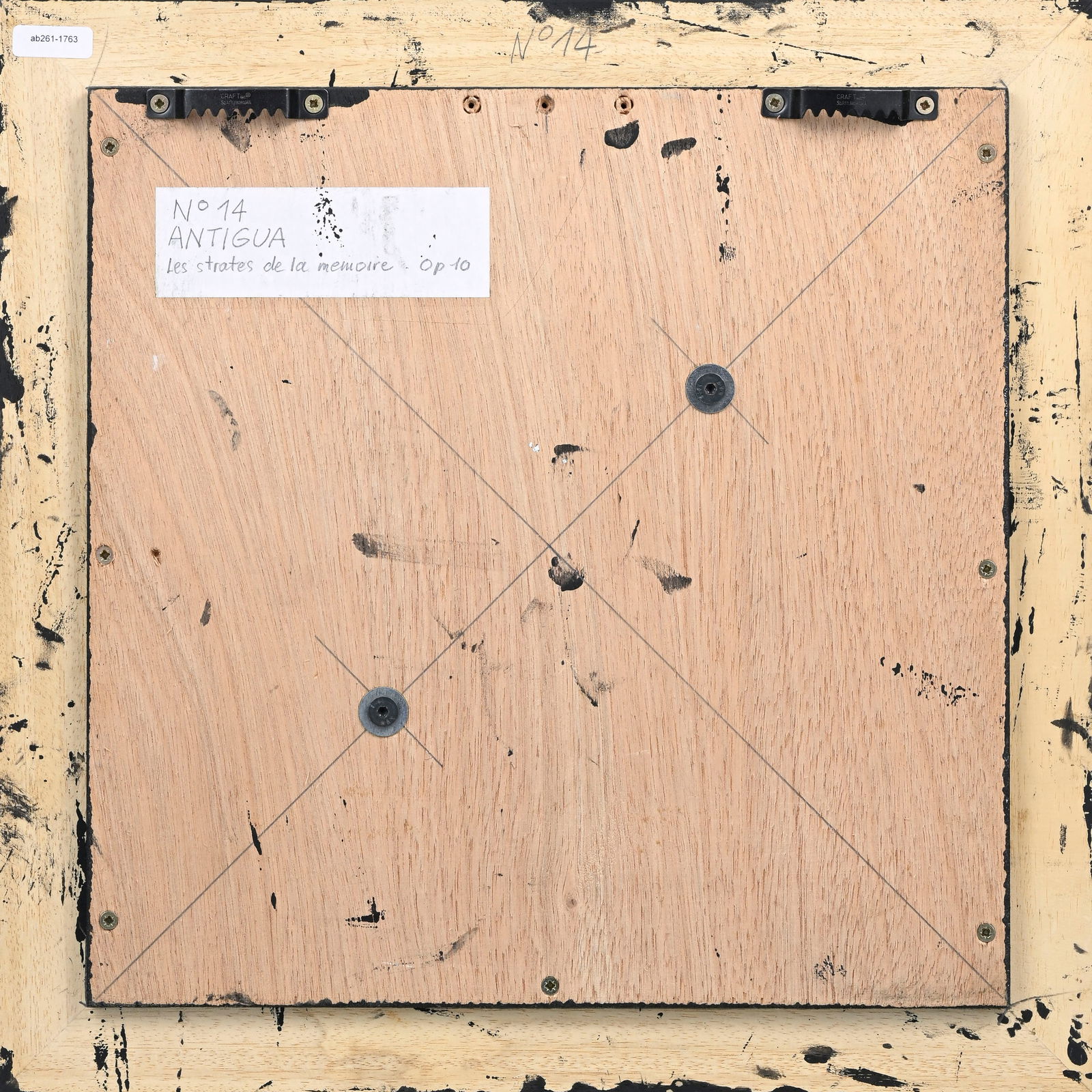 René Berthet (1941), "Antigua, les strates de la mémoire op. 10"_,_ 1994, relief en bronze - 5