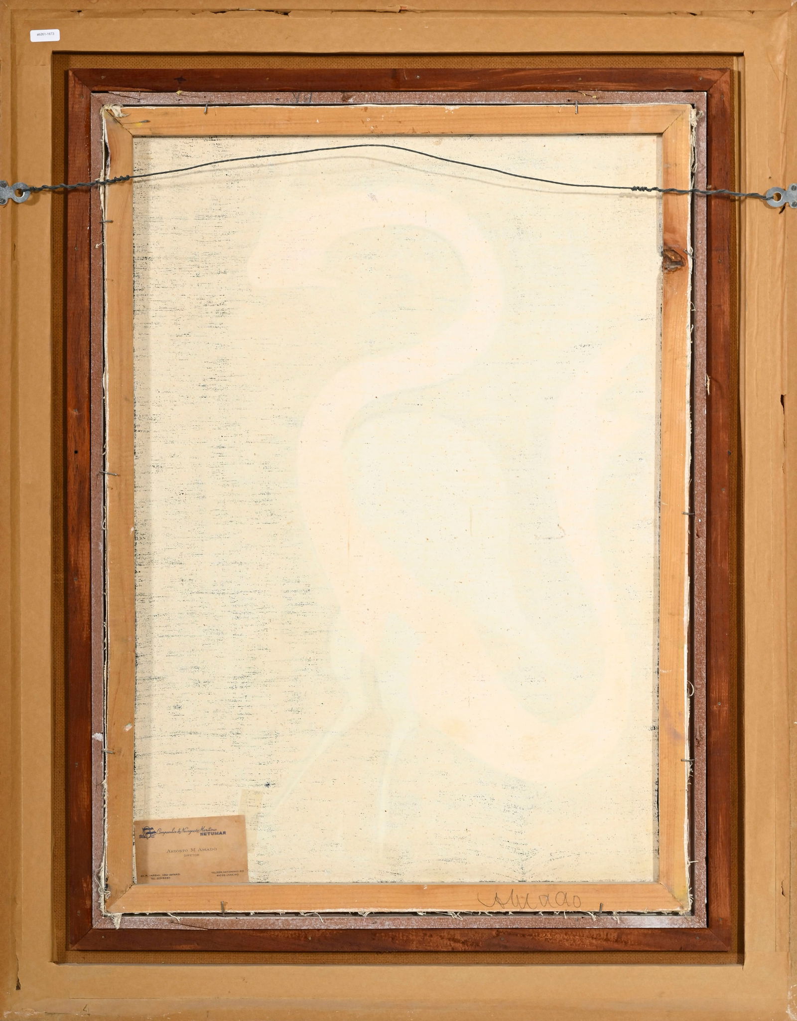 Francisco da Silva (1910-1985), Oiseau, 1973, tempera sur toile, signée et datée, 70x50,5  - 5