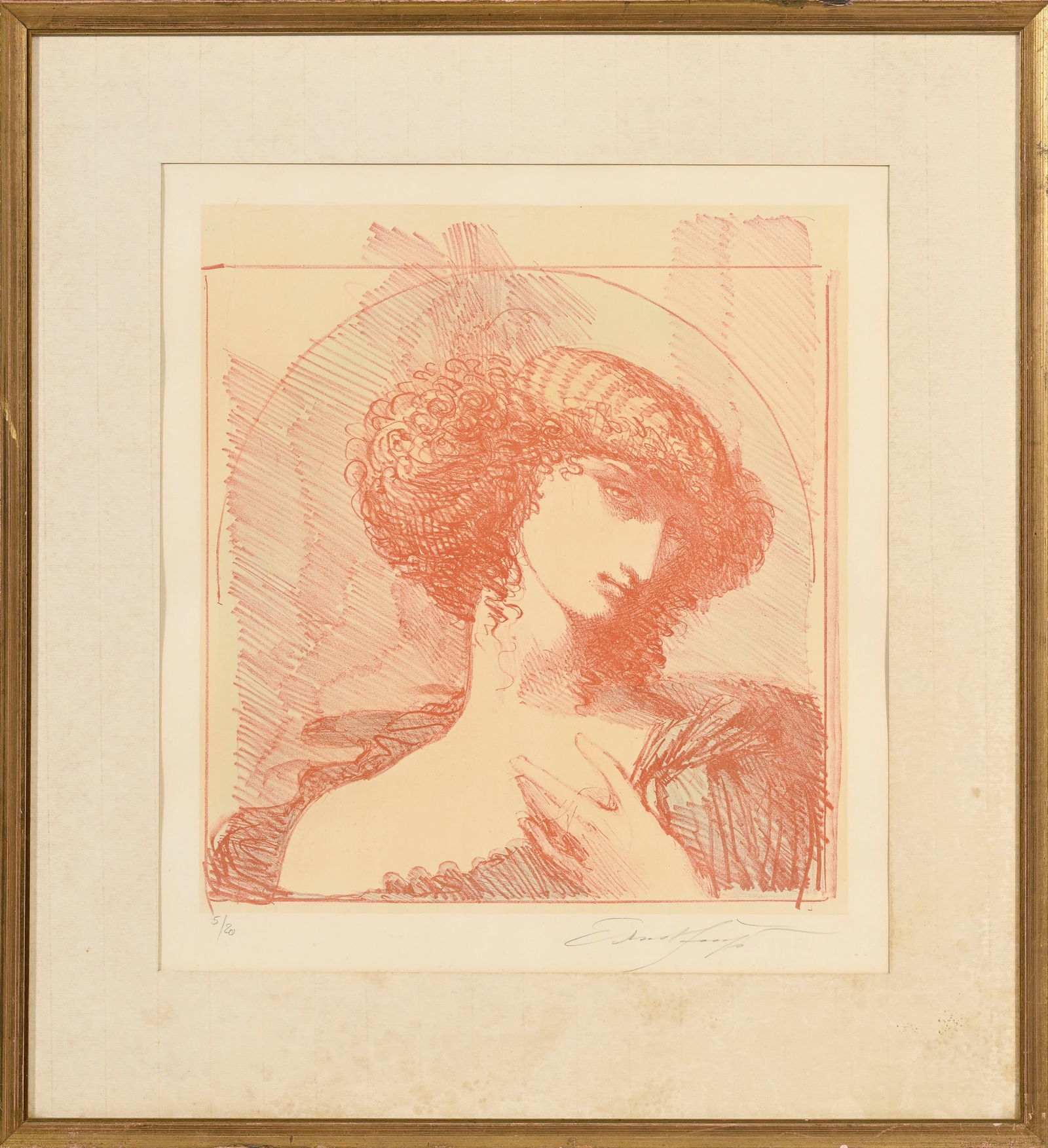 Ernst Fuchs (1930-2015), ensemble de 2 estampes : \- "Cosima", lithographie, signée et num - 4