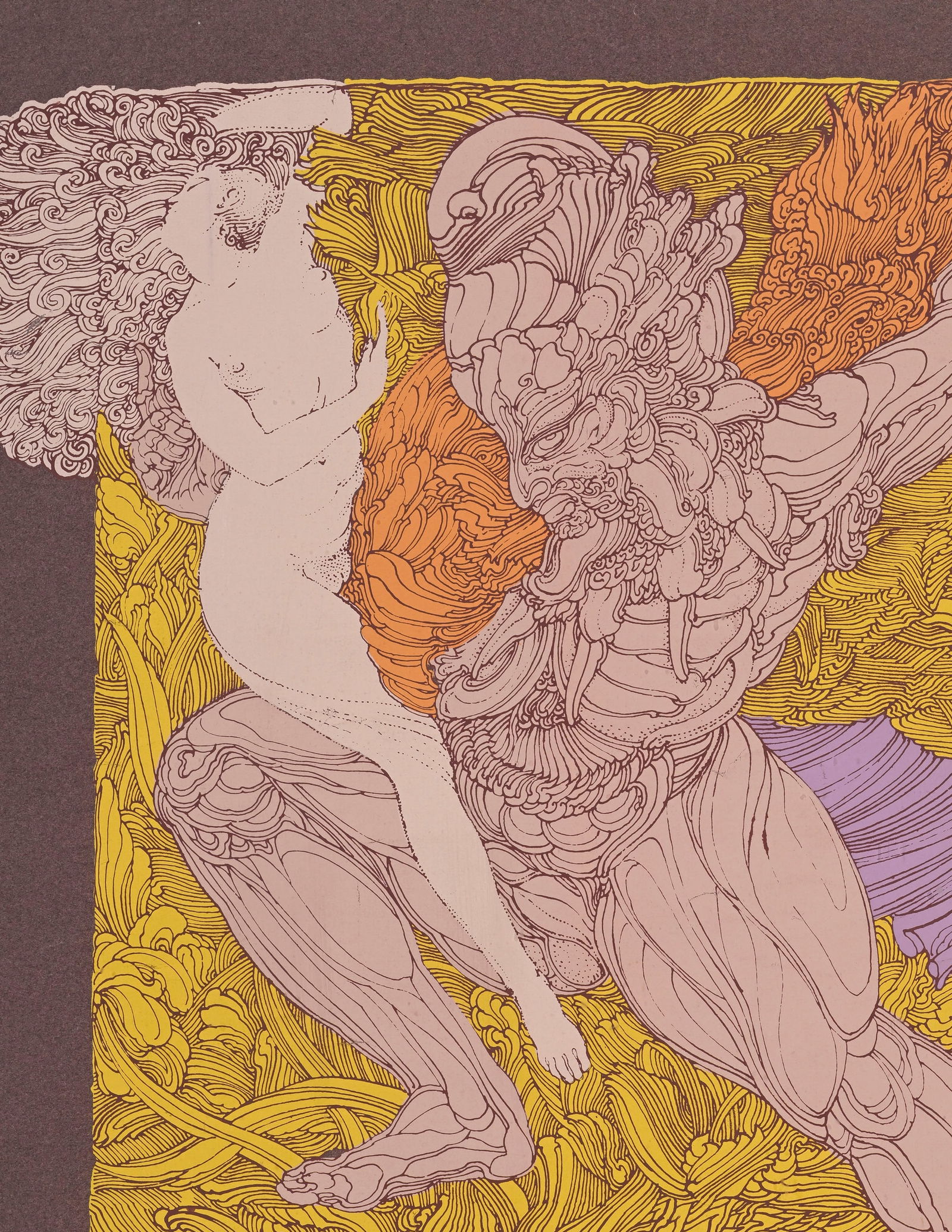 Ernst Fuchs (1930-2015), ensemble de 2 estampes : \- "Cosima", lithographie, signée et num - 7