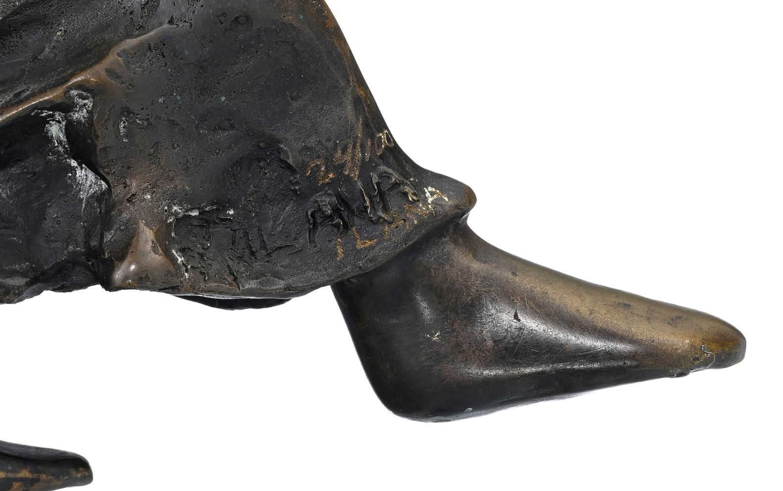 Ilana Gur (1936), "Woman against the Wind", sculpture en bronze, signée et numérotée  - 4