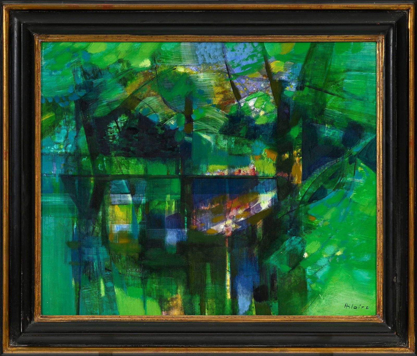 Camille Hilaire (1916-2004), Paysage, huile sur toile, signée, 50,5x61 cm - 2
