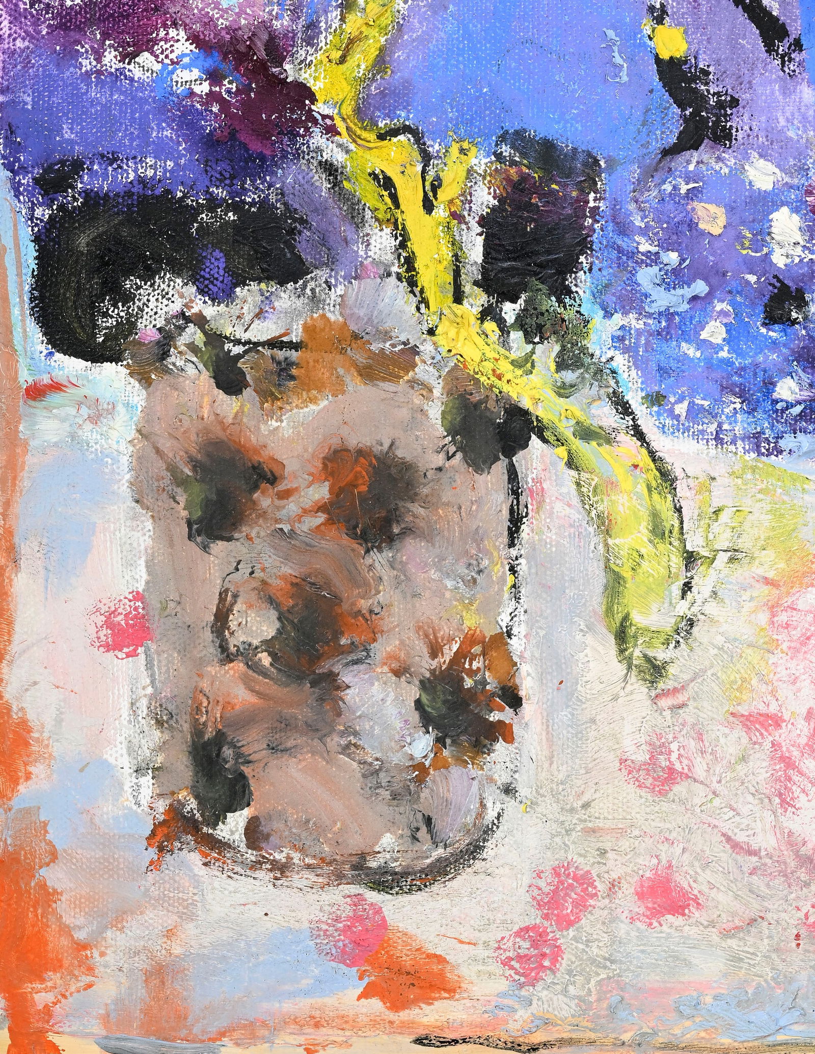 Pierre Lesieur (1922-2011), Bouquet de fleurs, 2011, huile sur toile, signée, contresignée - 2