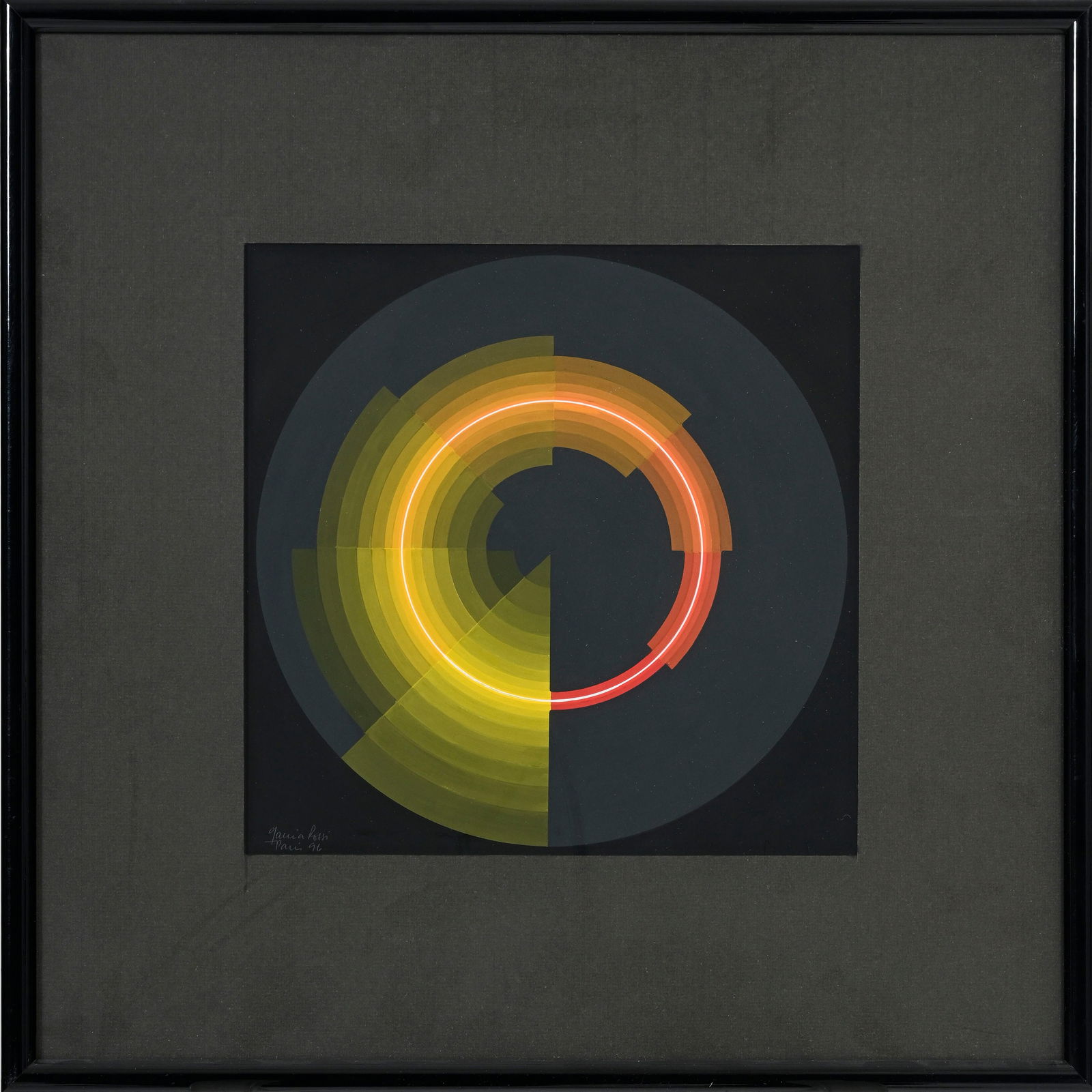 Horacio Garcia Rossi (1929-2012), Composition, 1996, paire de gouaches sur carton, signées, dat - 4