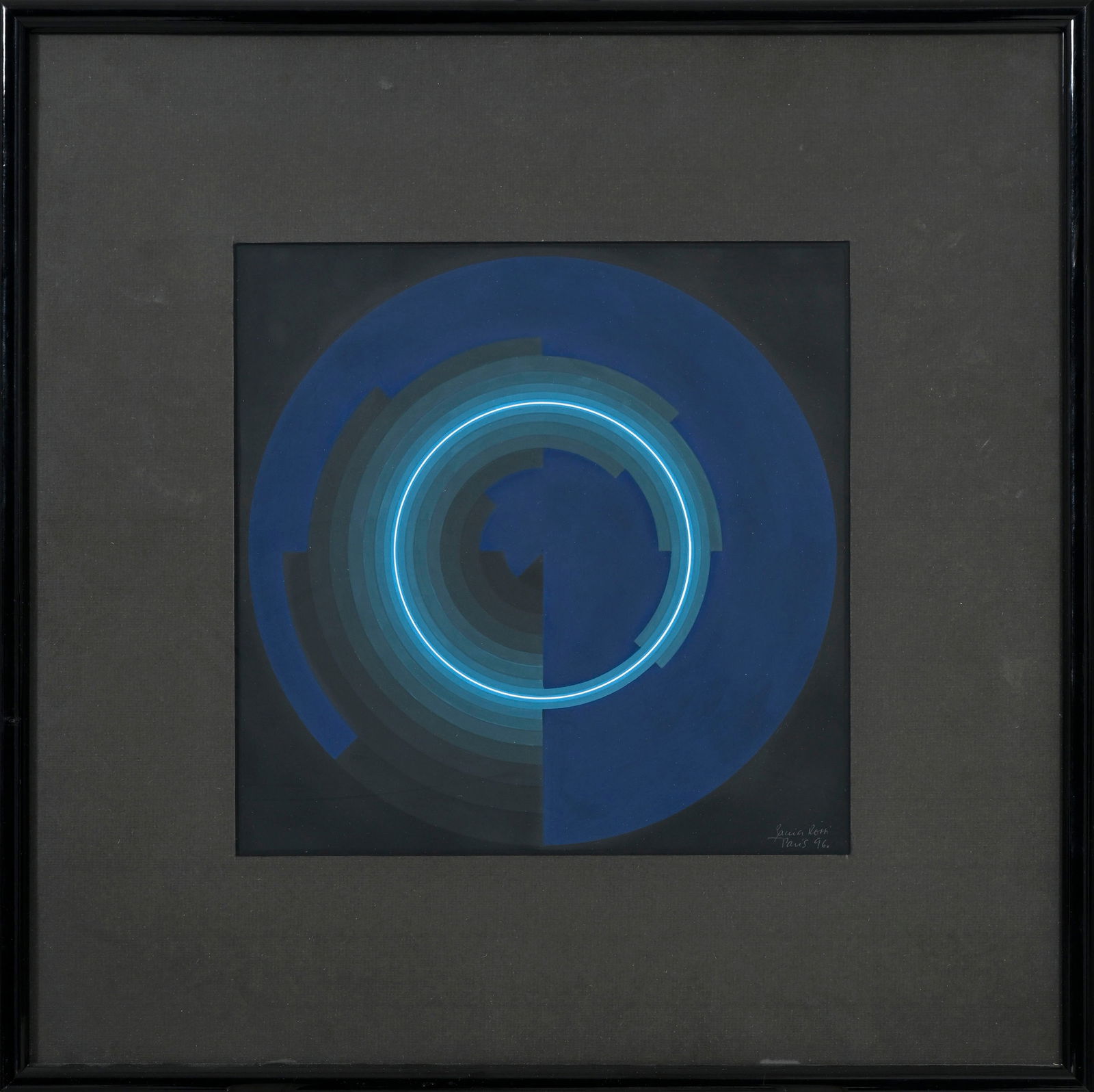 Horacio Garcia Rossi (1929-2012), Composition, 1996, paire de gouaches sur carton, signées, dat - 5