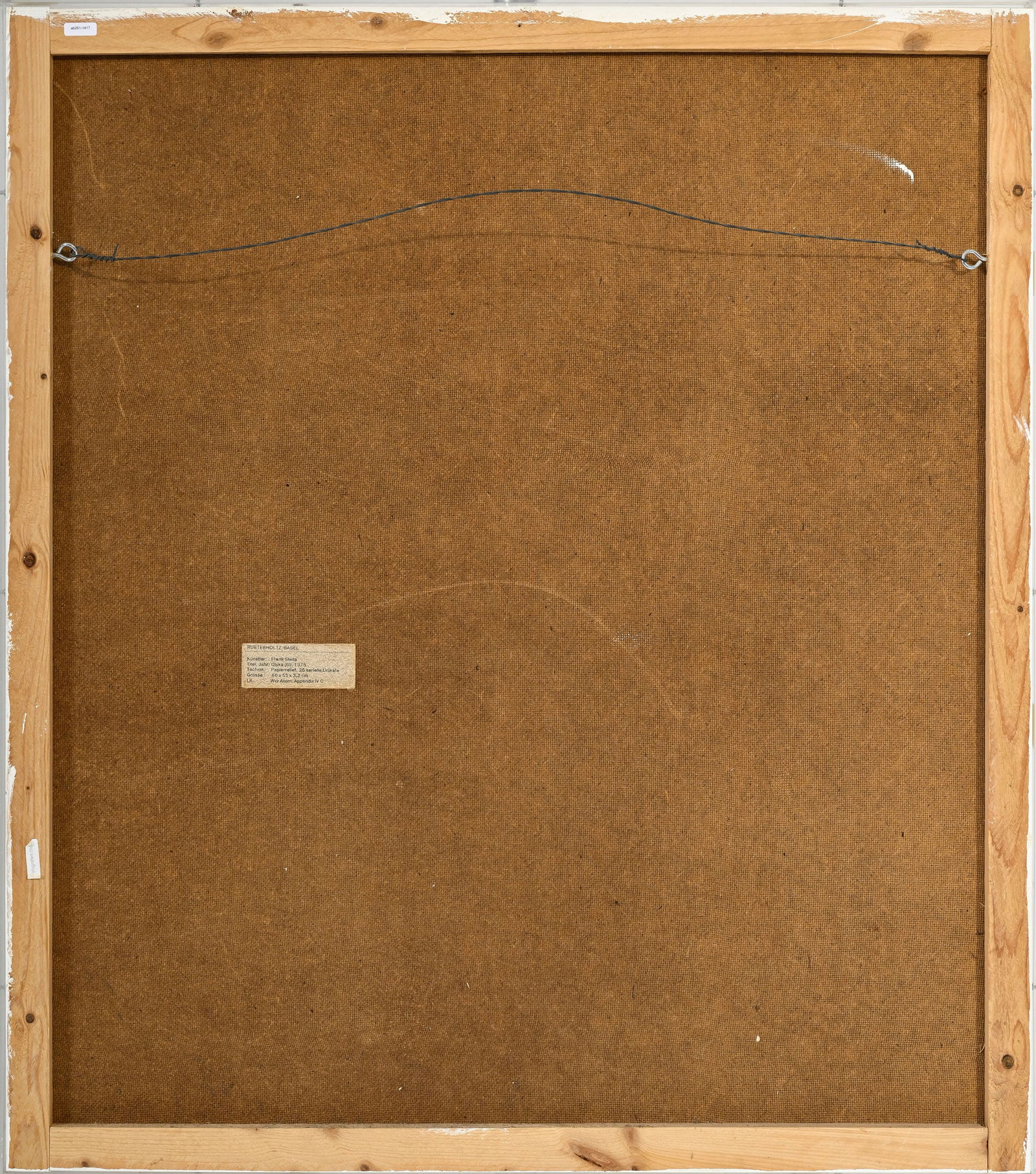 Frank Stella (1936-2024), "Olyka III", 1975, technique mixte sur papier, signée et datée,  - 5