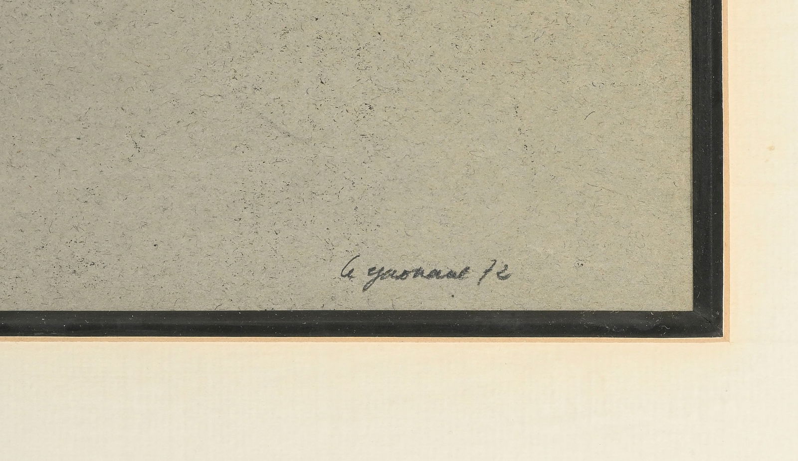 Alain le Yaouanc (1940), "Angle no. 44", 1972, technique mixte et collage sur papier, signée et - 5