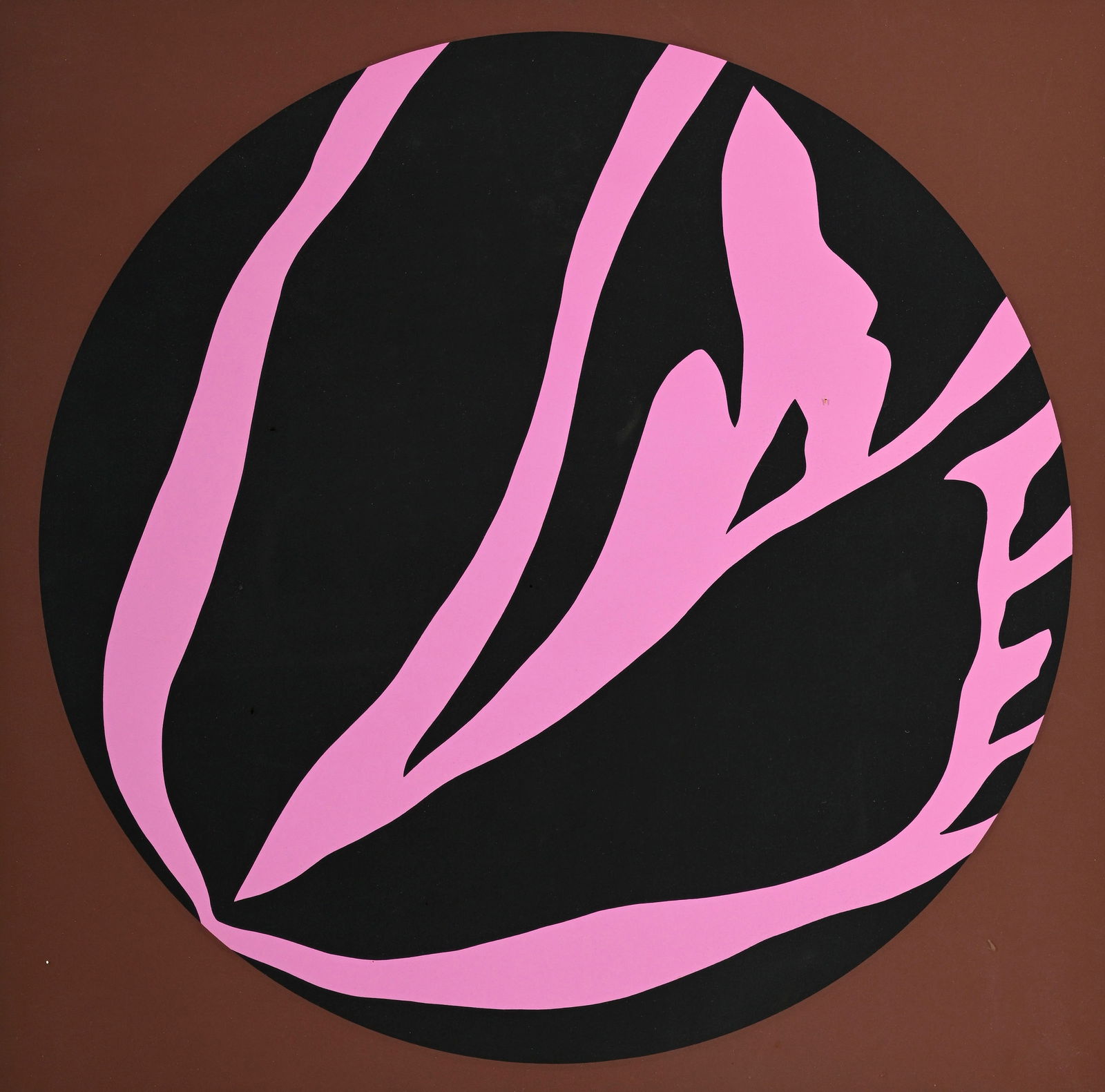 Jack Youngerman (1926-2020), Untitled (Pink and Brown), 1974, sérigraphie couleurs, 65x64,5 cm (1 of 4)