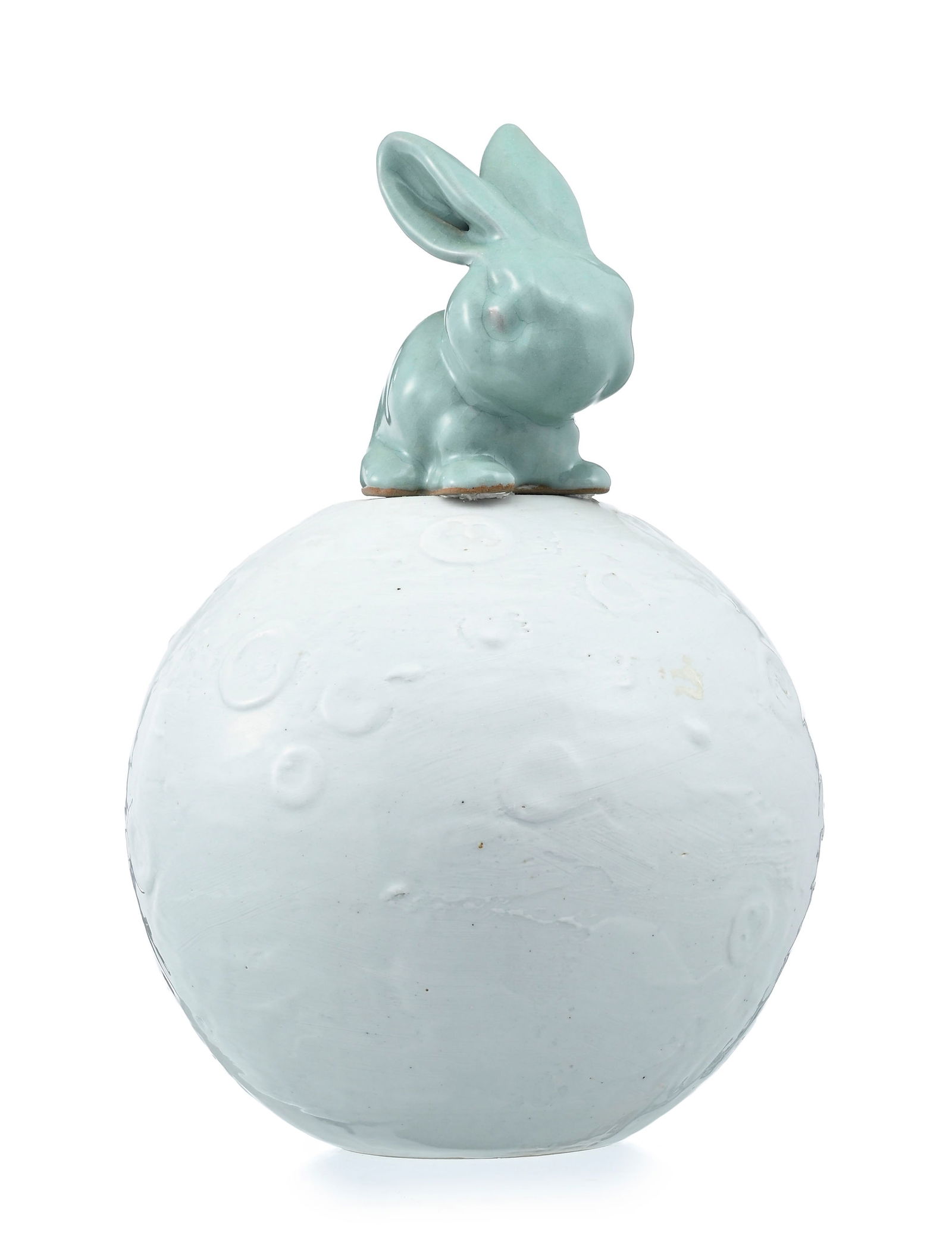 Nam June Paik (1932-2006), Rabbit on the moon, 1989, sculpture en céramique, signée, dat&# (1 of 6)