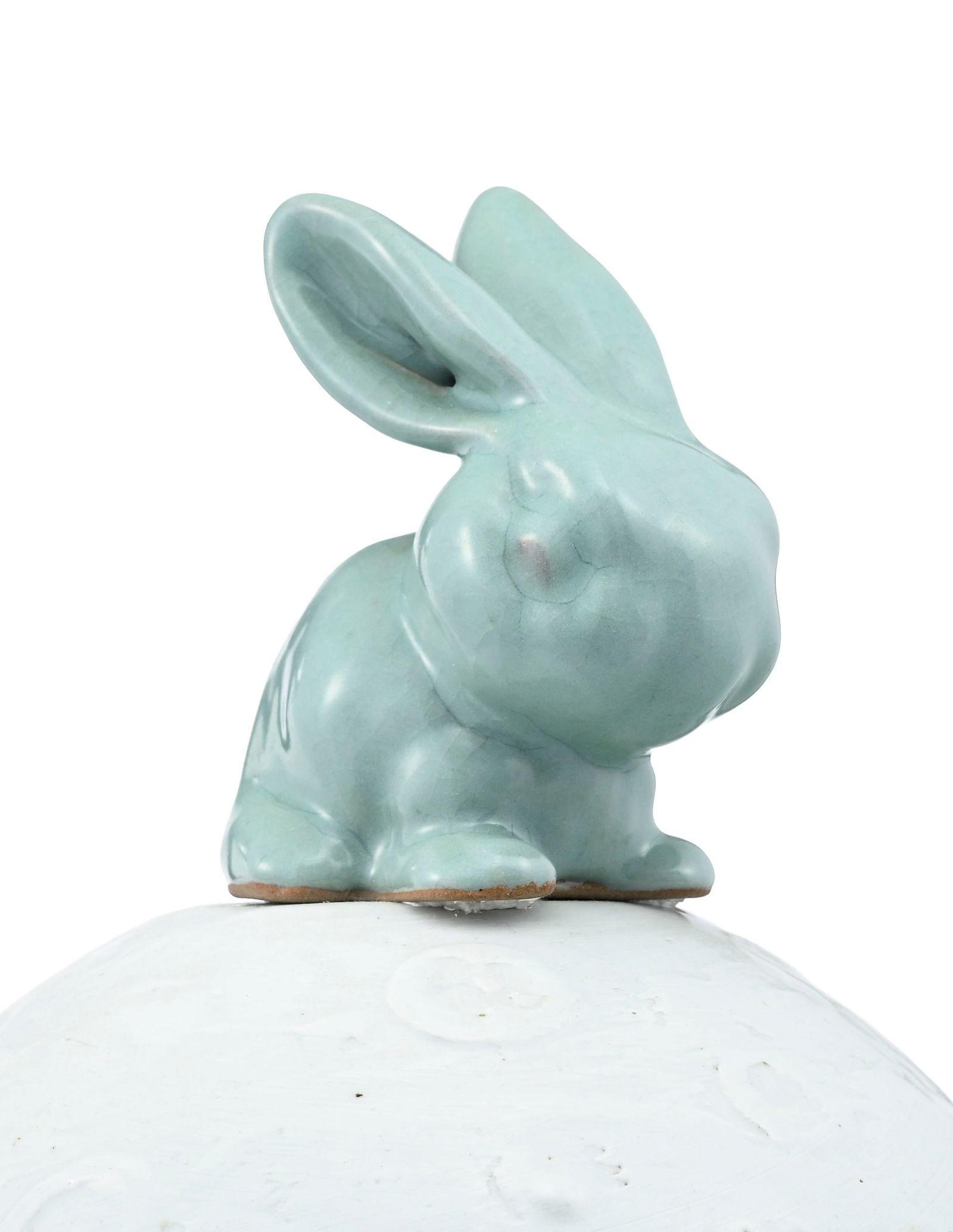 Nam June Paik (1932-2006), Rabbit on the moon, 1989, sculpture en céramique, signée, dat&# - 4