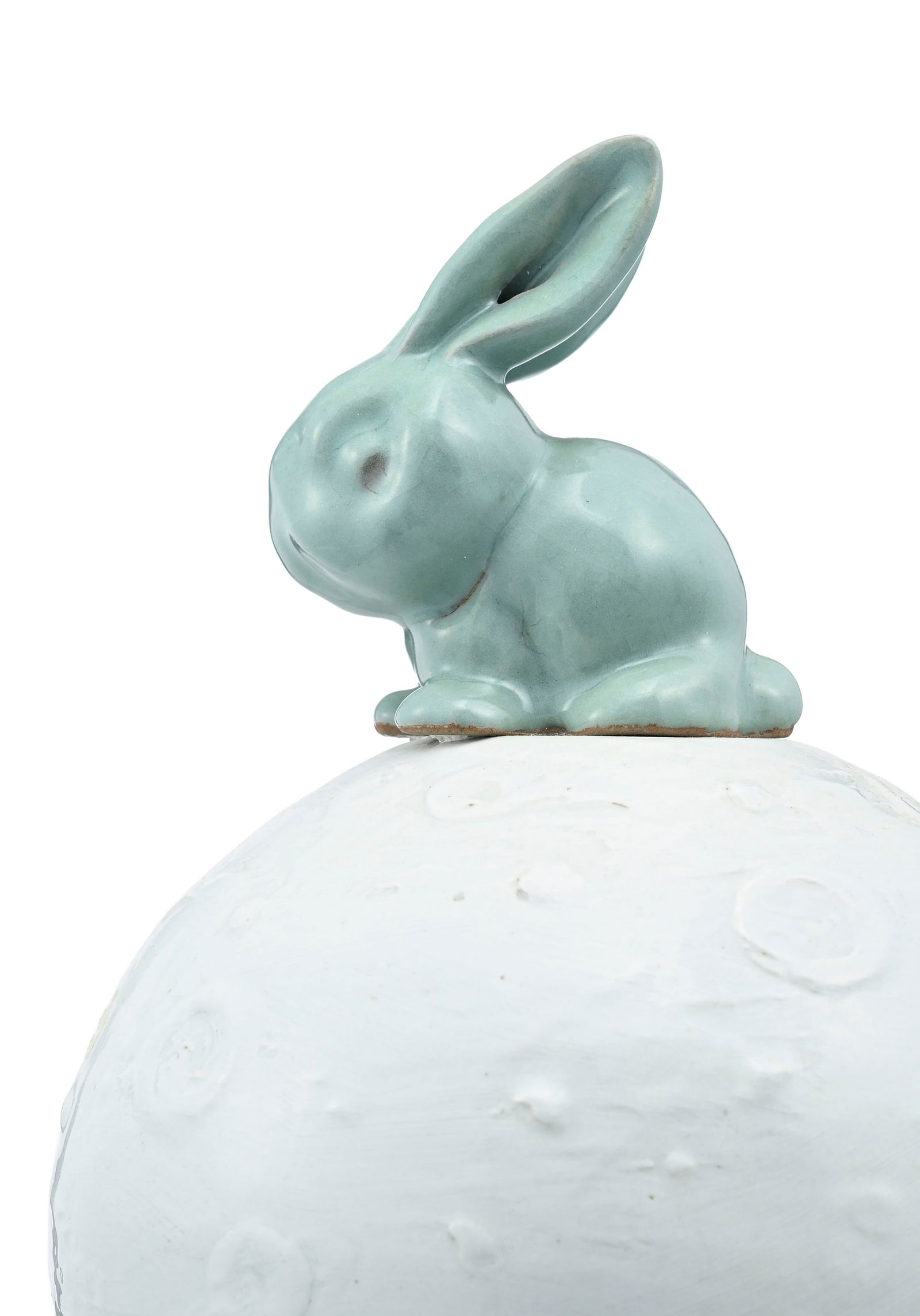 Nam June Paik (1932-2006), Rabbit on the moon, 1989, sculpture en céramique, signée, dat&# - 5