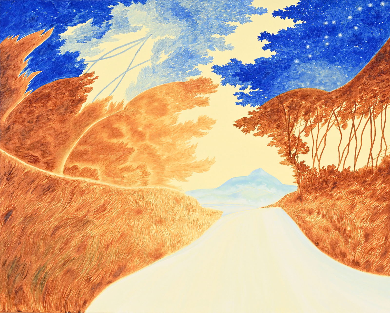 Eric Eriston Winarto (1980), Paysage de Ballens, 2025, huile sur toile, signée, contresigné: Eric Eriston Winarto (1980), Paysage de Ballens, 2025, huile sur toile, signée, contresignée, datée et située "Ballens" au verso, 80x100 cm 