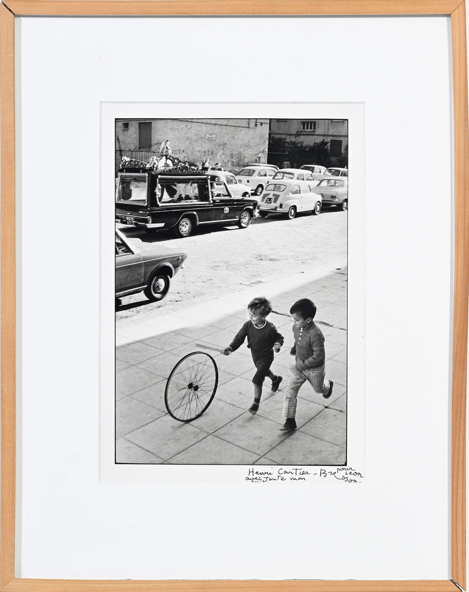 Henri Cartier-Bresson (1908-2004), "Palerme, Italie (enfants)", tirage argentique, signé et d&# - 2