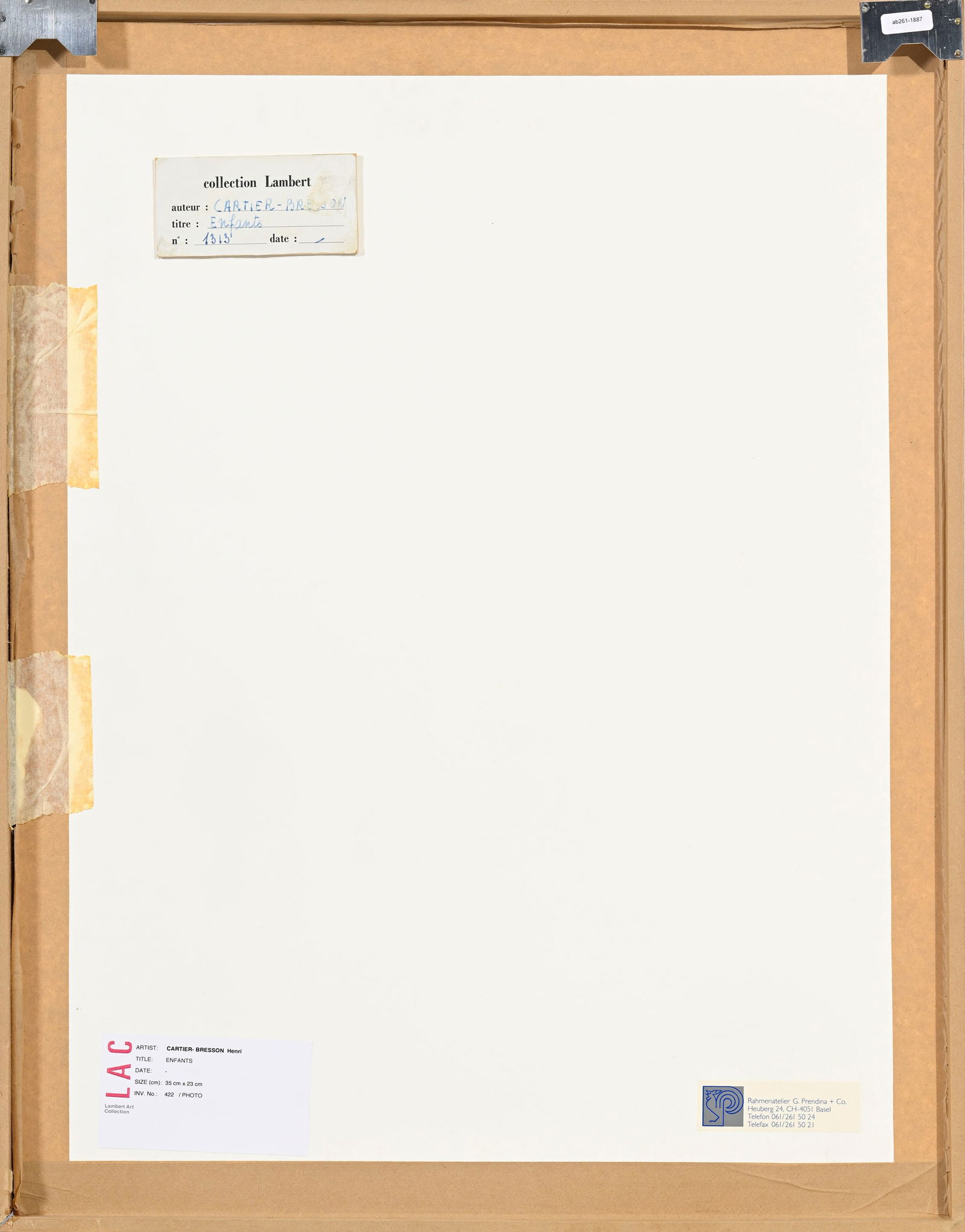 Henri Cartier-Bresson (1908-2004), "Palerme, Italie (enfants)", tirage argentique, signé et d&# - 5