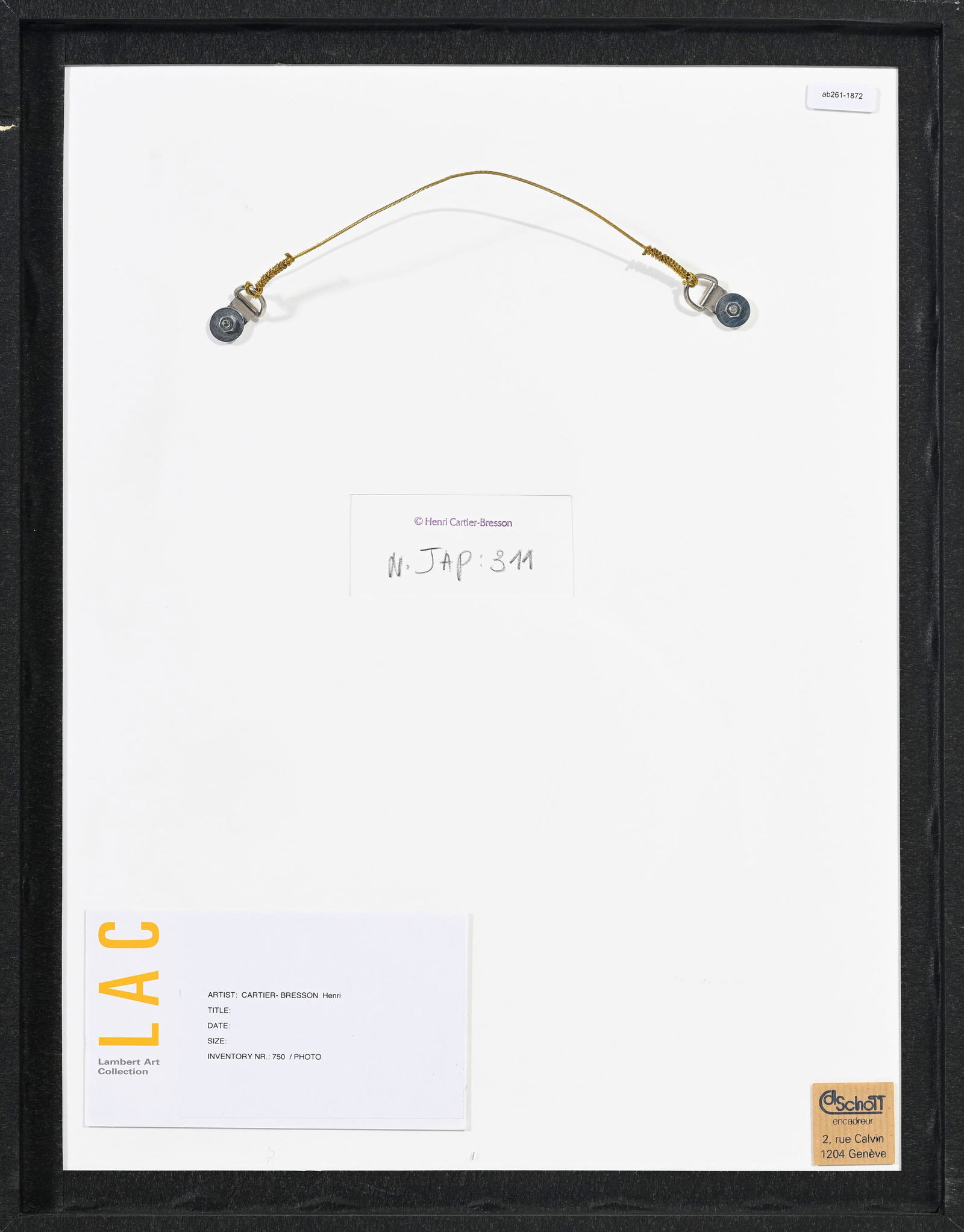 Henri Cartier-Bresson (1908-2004), "Cell of a model prison USA", tirage argentique, signé et d& - 5