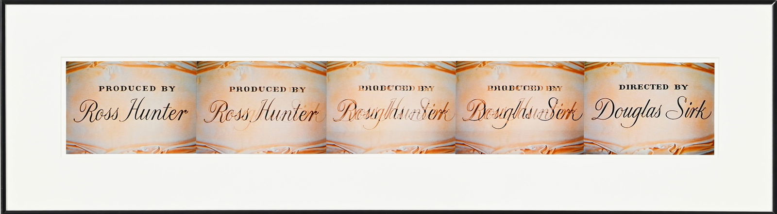 John Waters (1946), "Ross hunter turns into Douglas Sirk", tirage chromogénique (composé d - 2