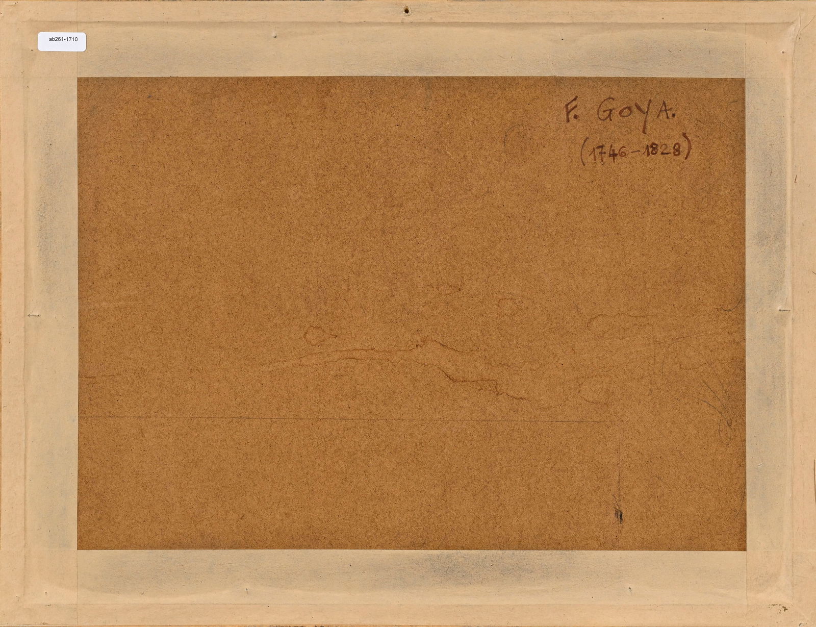 Ecole européenne du XIXe s., Etude de personnages et d'animaux, 1809, encre et pierre noire sur - 4