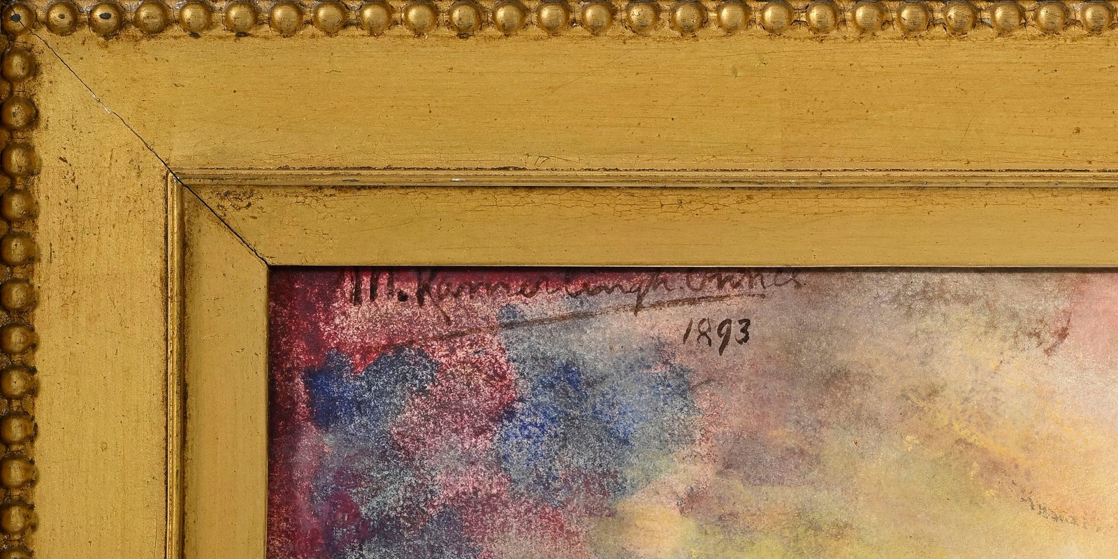 Menso Kamerlingh Onnes (1860-1925), "Consolation", 1893, aquarelle et tempera sur papier, signé - 4