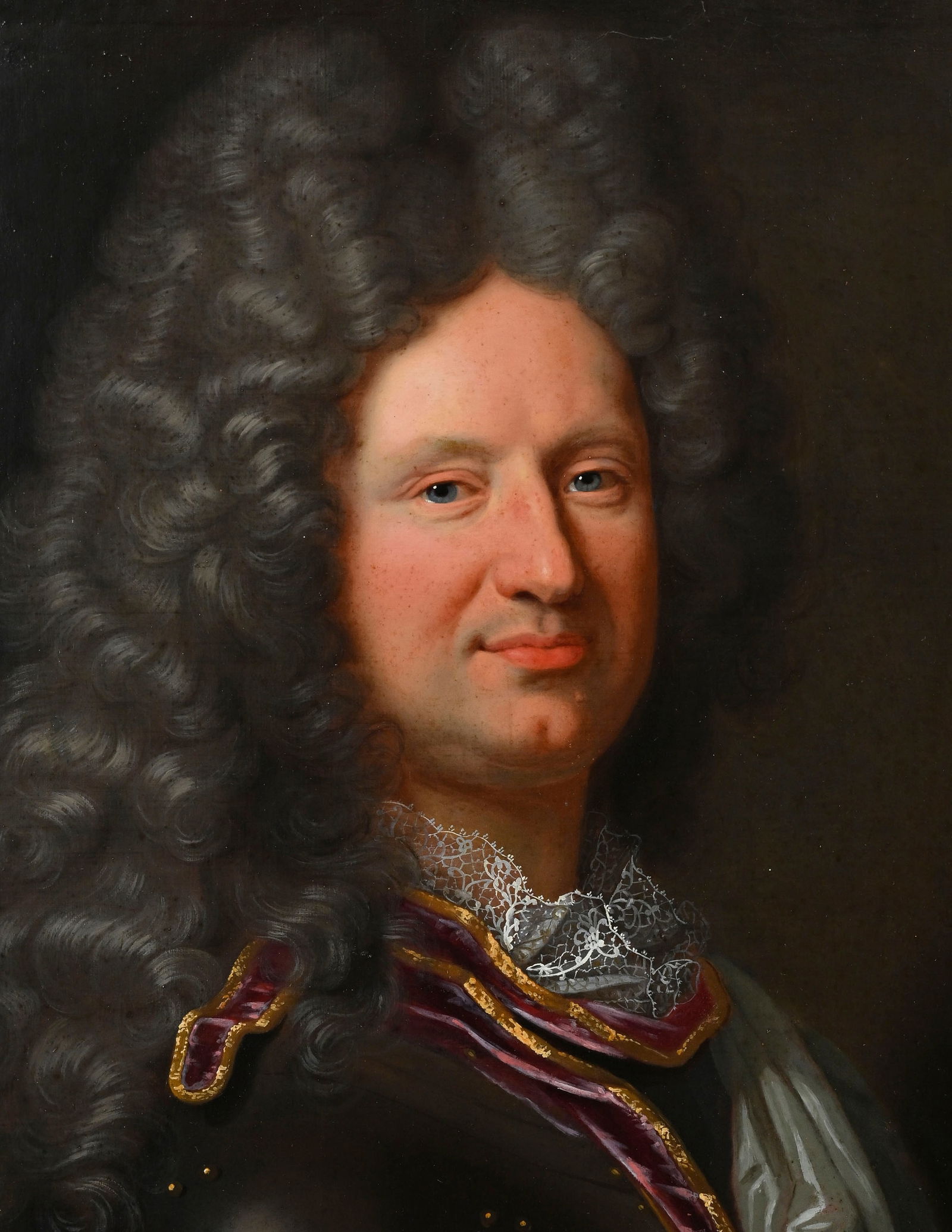 Ecole française du XVIIIe s., Portrait de Franz Lorenz von Greder, huile sur toile, 82x65 cm - 3