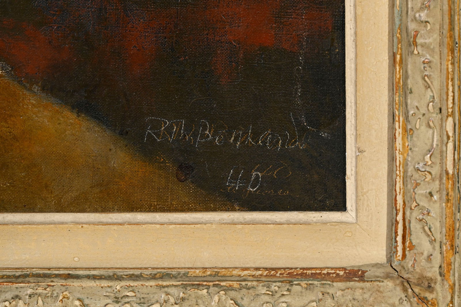 Rodolphe Théophile Bosshard (1889-1960), "Chrysanthèmes II"_,_ 1940, huile sur toile, sign - 4