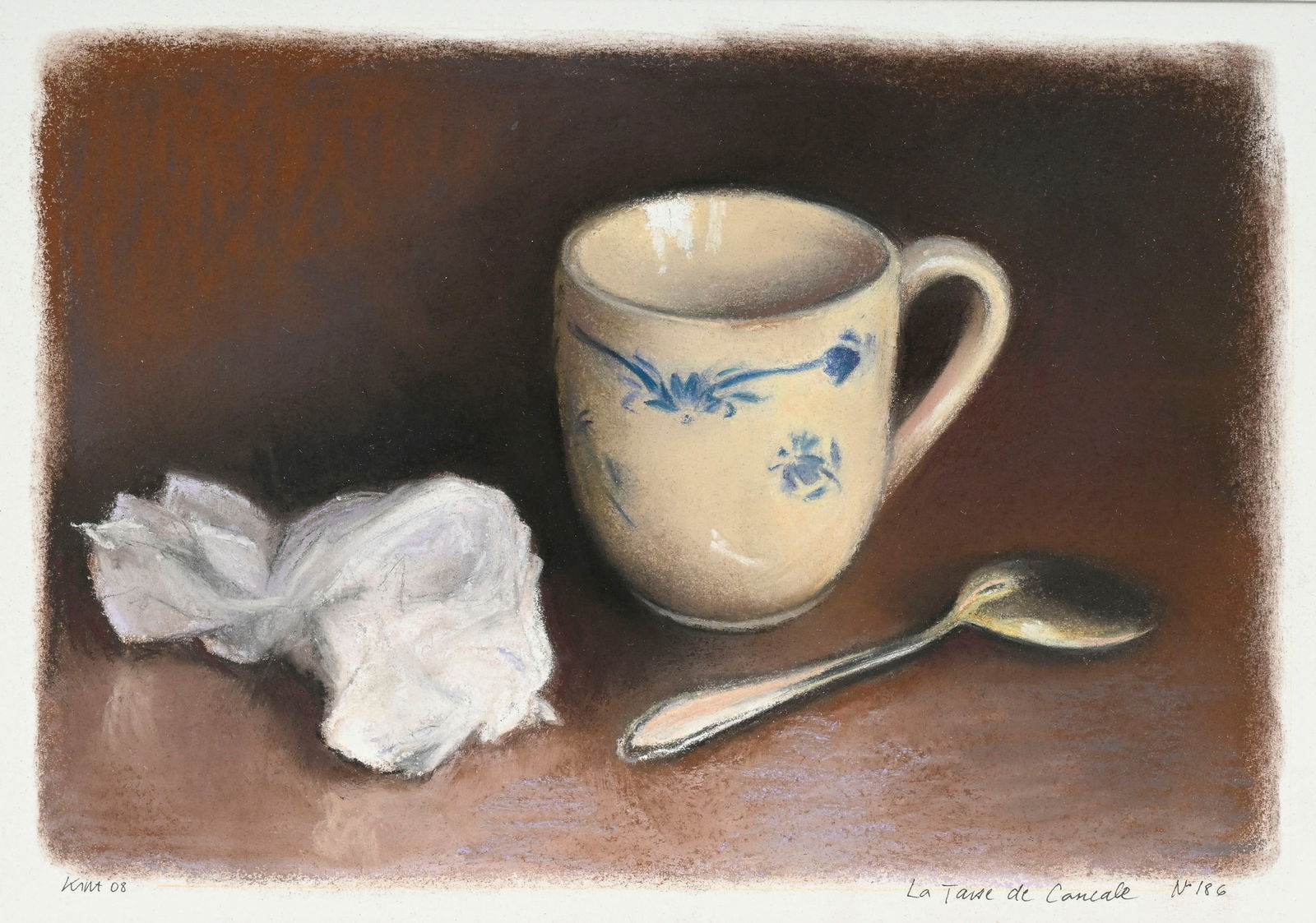 Kira Weber (1948), Natures mortes, 2008-2009, suite de 7 pastels sur papier, signés, datés: Kira Weber (1948), Natures mortes, 2008-2009, suite de 7 pastels sur papier, signés, datés et titrés, 5 contresignés, contredatés et titrés au verso, de 19x26,5 à