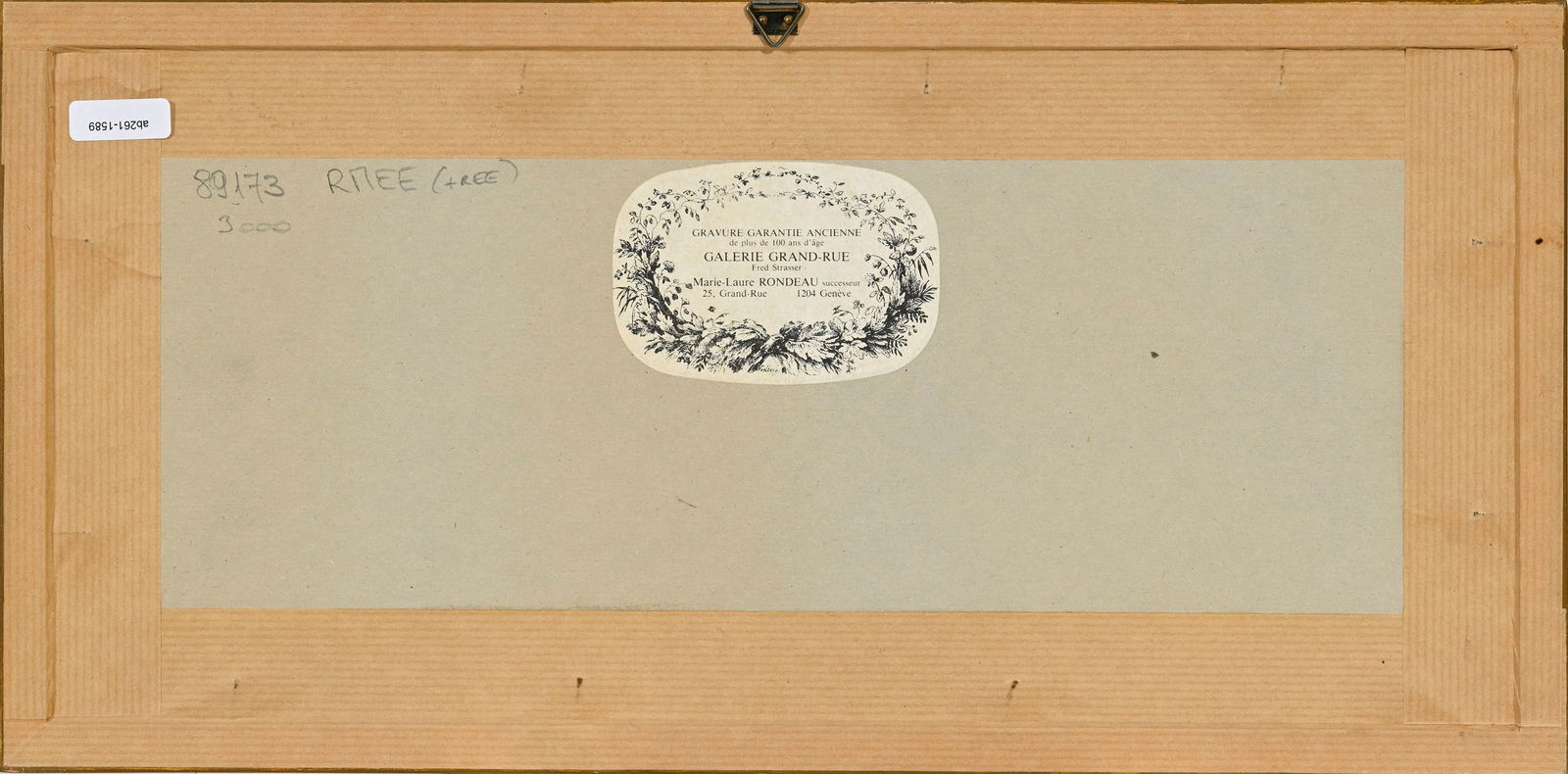 Ecole suisse du XIXe s., Panorama de Genève, gouache sur papier, 9x29 cm Provenance: Galerie G - 4