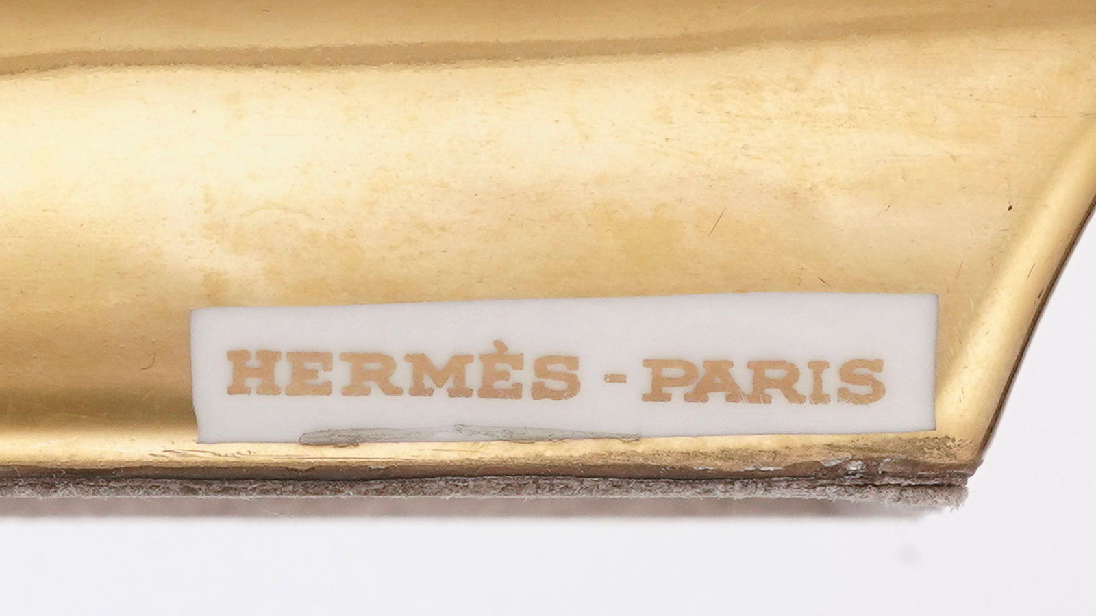 Cendrier vide-poche en porcelaine, Hermès Paris, collection Cheval d'Orient, 19x16 cm - 2