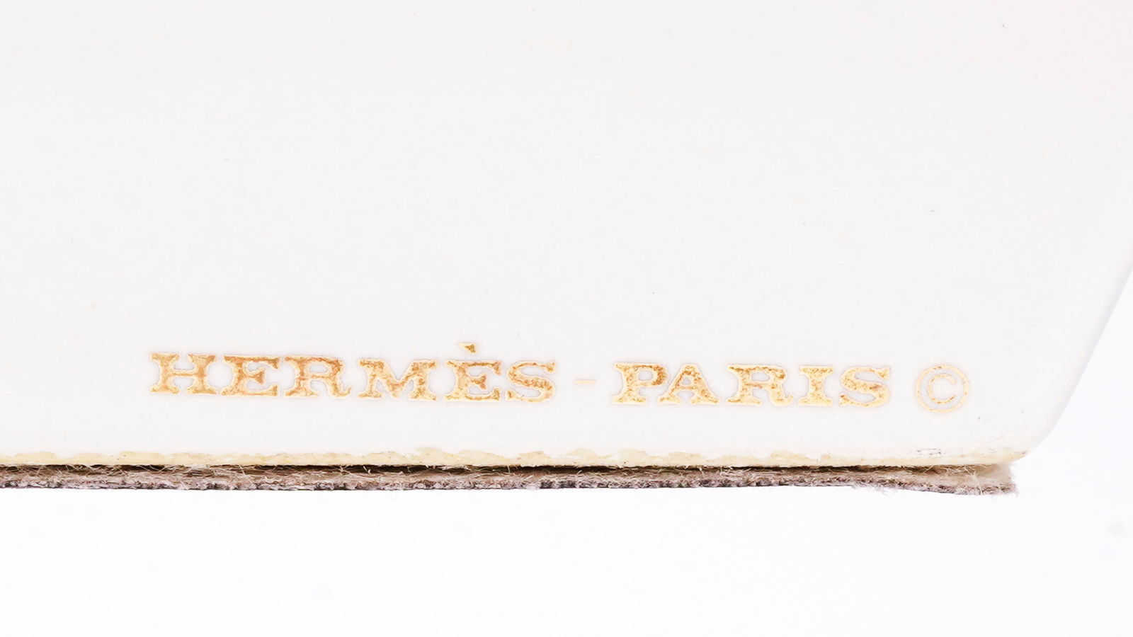 Vide-poche cendrier en porcelaine, Hermès, Paris, à décor d'éléphant indien - 2