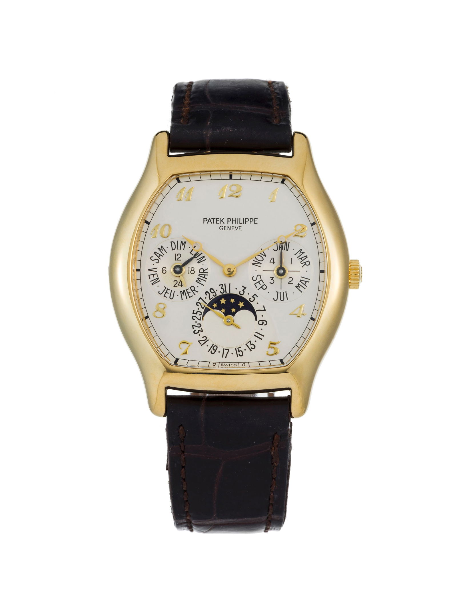 Patek Philippe, réf. 5040J, montre en or 750 avec quantième perpétuel et phases de lu (1 of 5)