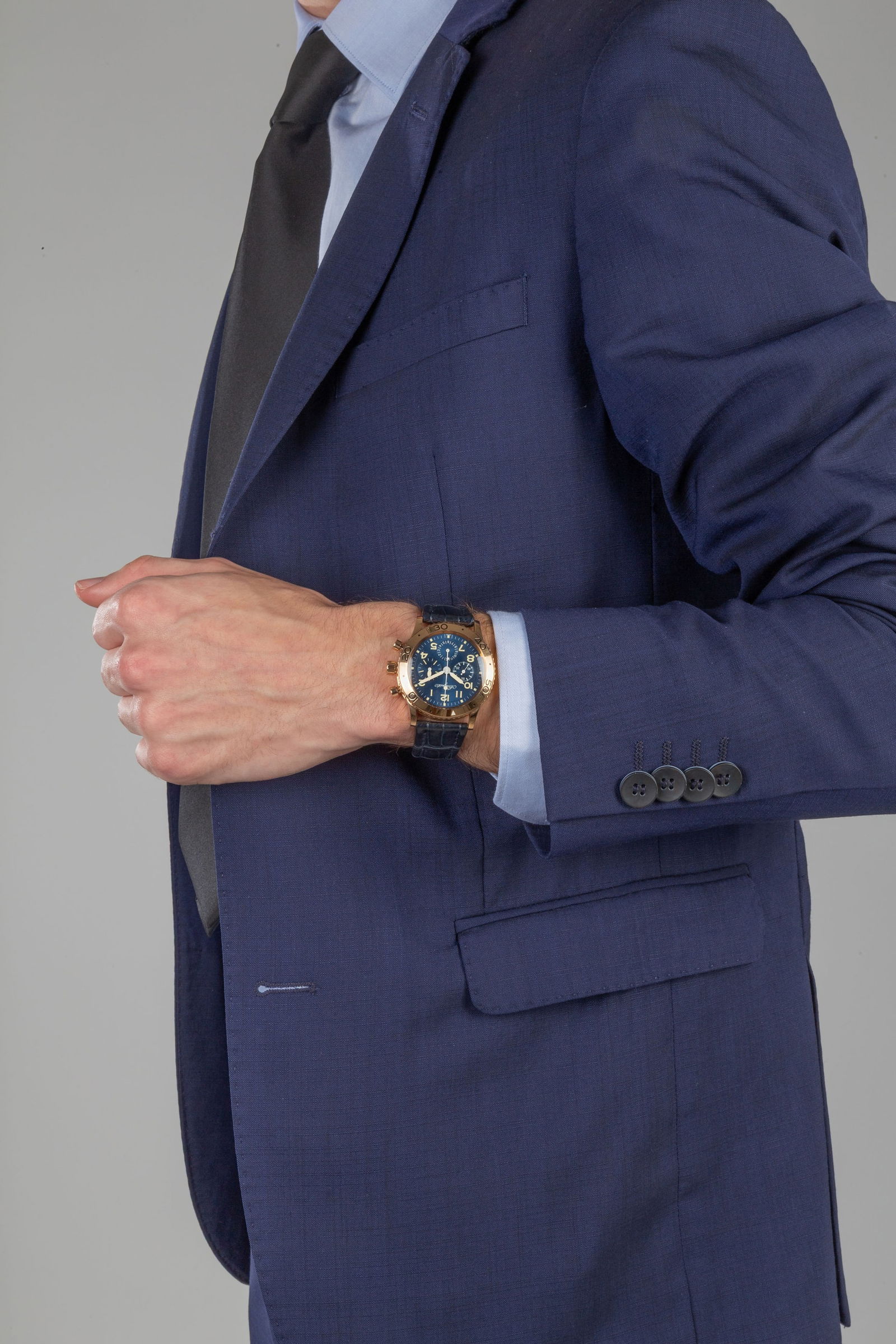 Breguet, Type XX Aeronavale, réf. 3800, montre chronographe en or rose 750 Mouvement: cal. 58 - 6