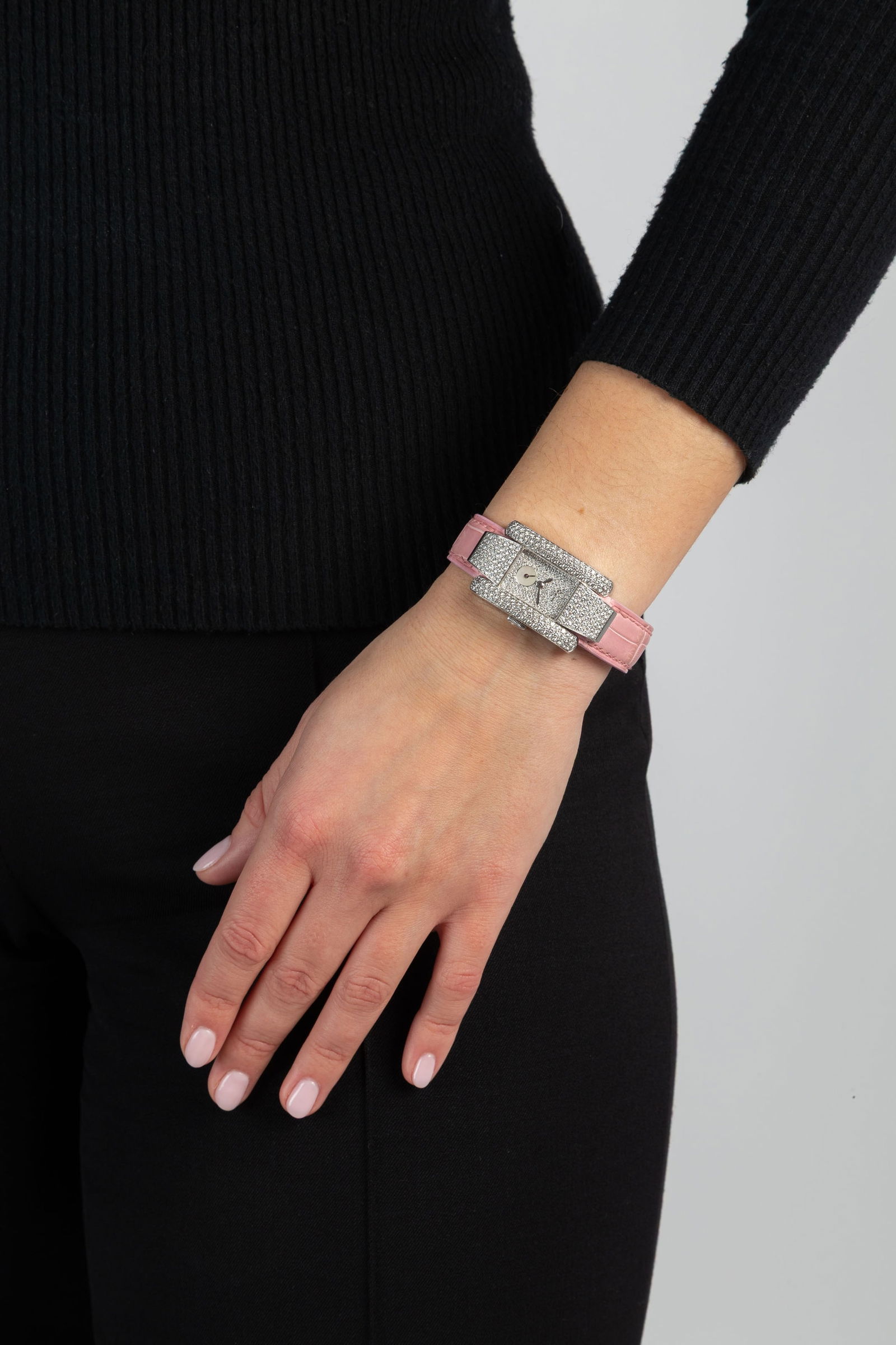 Chopard, Strada, réf. 41/6847/5280, montre petite seconde en or gris 750 avec cadran et lunette - 4