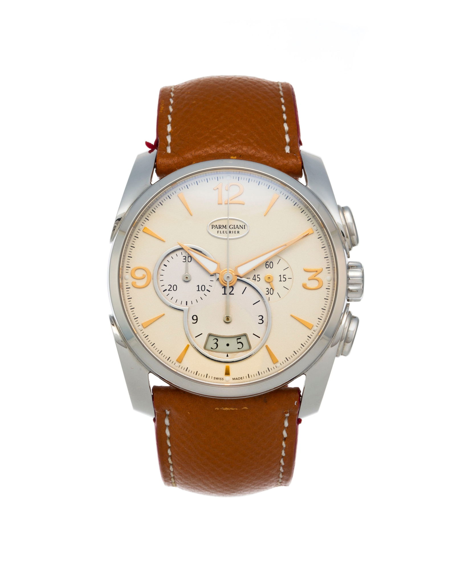 Parmigiani, Tonda, montre chronographe en acier Mouvement: cal. PF315, automatique, 28 rubis, n (1 of 4)