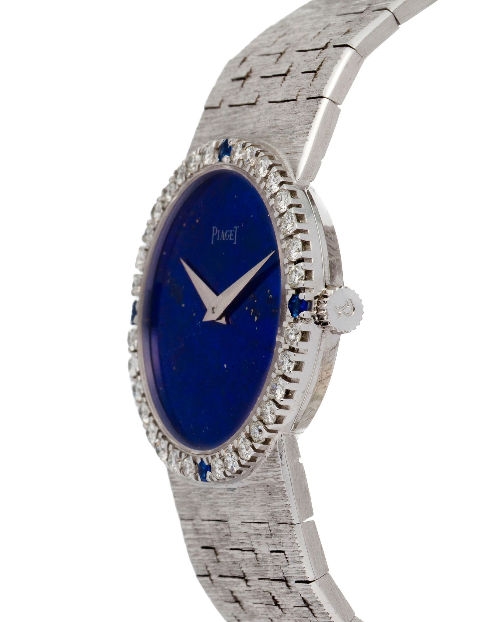 Piaget, réf. 9706 A 6, montre-bracelet en or gris 750 ornée d'un cadran en lapis-lazuli, l - 2